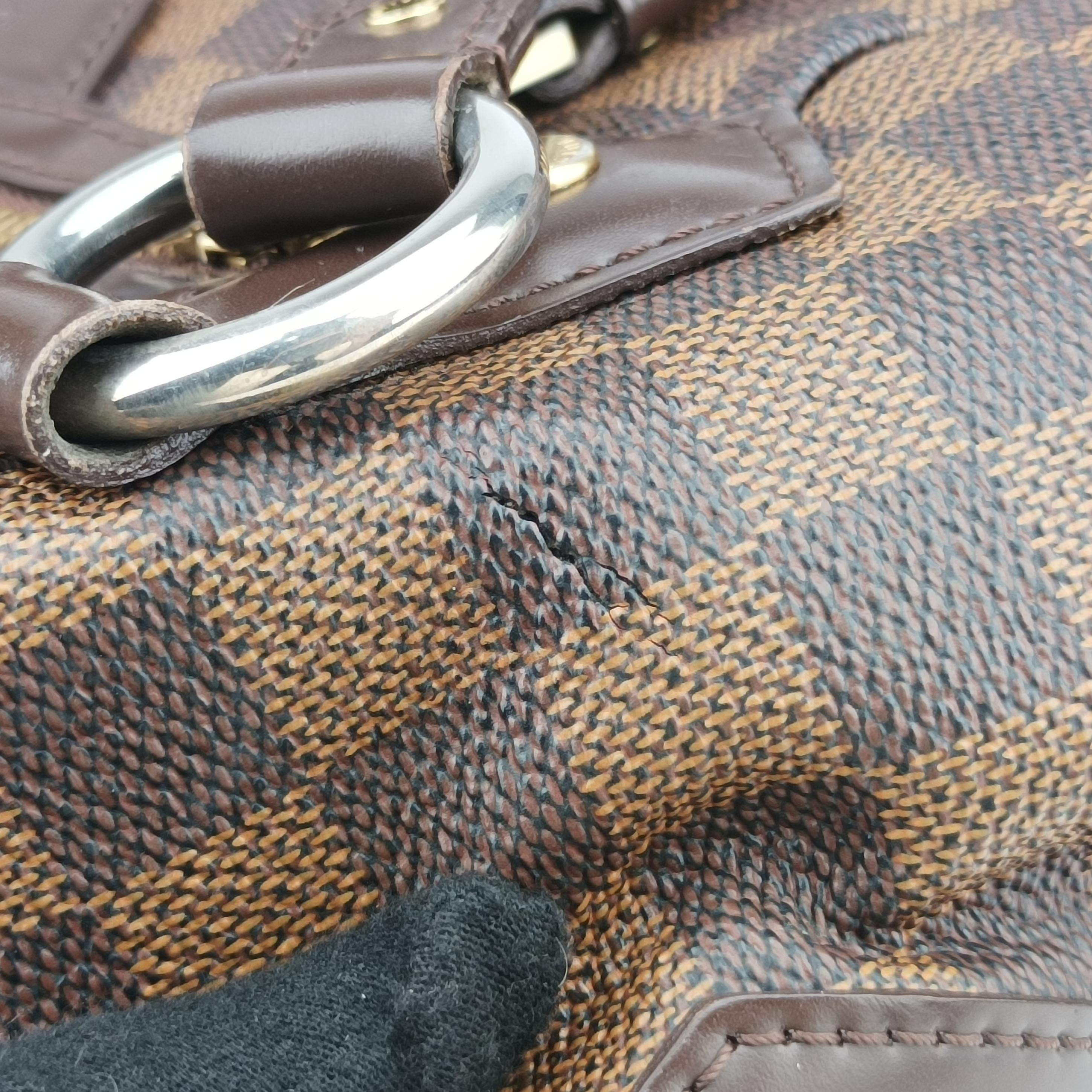 Pre-owned Louis Vuitton EVORA MM EBENE Damier Canvas N41131 shoulderbag | stylenewstar
