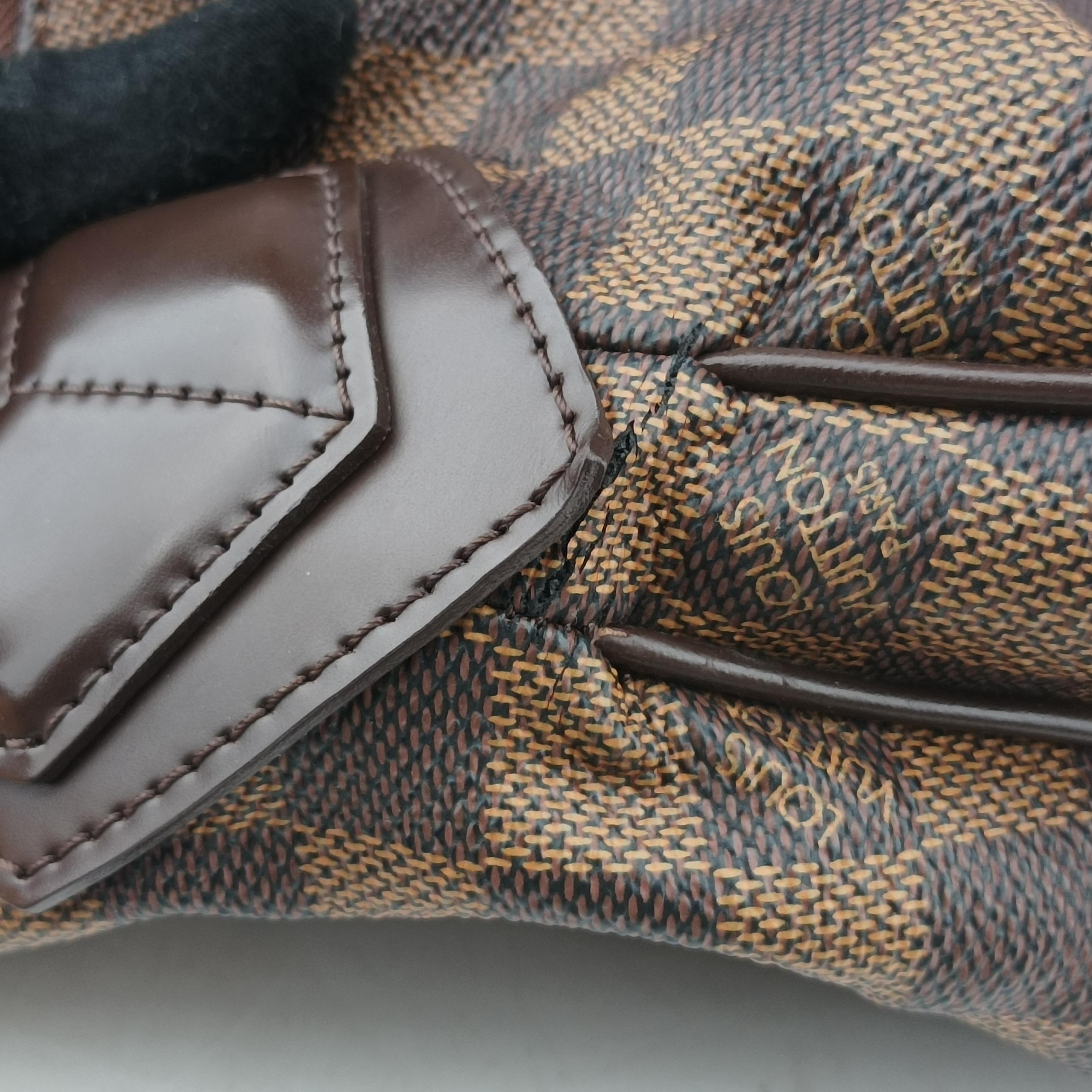 Pre-owned Louis Vuitton EVORA MM EBENE Damier Canvas N41131 shoulderbag | stylenewstar
