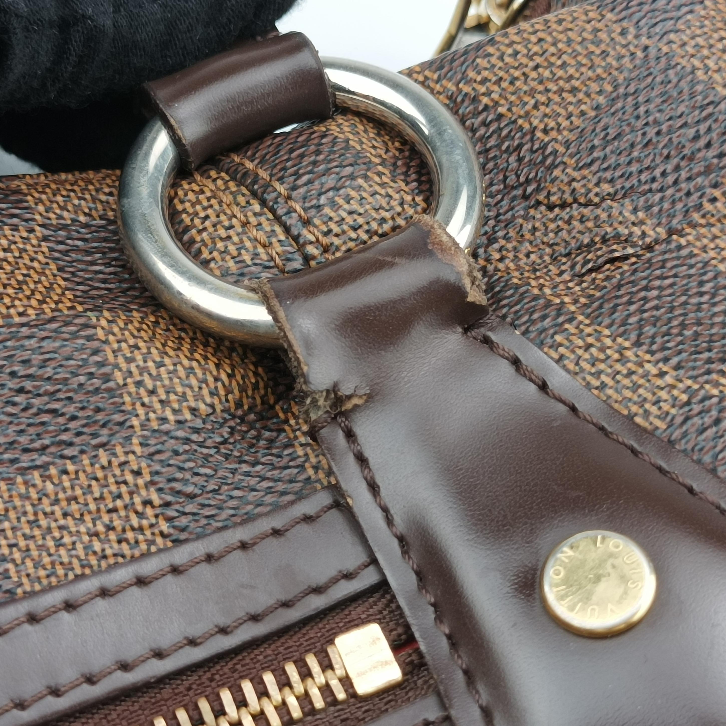 Pre-owned Louis Vuitton EVORA MM EBENE Damier Canvas N41131 shoulderbag | stylenewstar