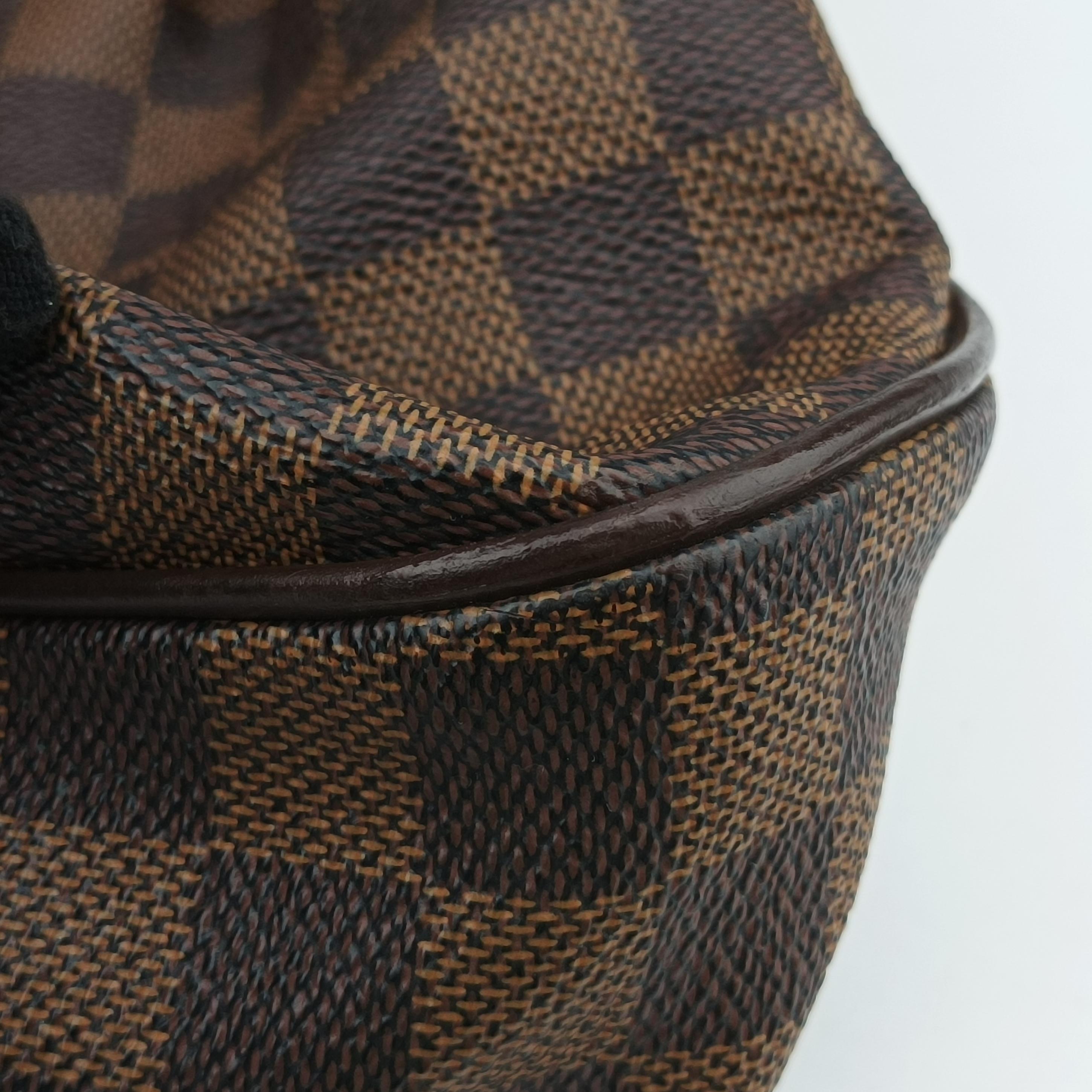 Pre-owned Louis Vuitton EVORA MM EBENE Damier Canvas N41131 shoulderbag | stylenewstar
