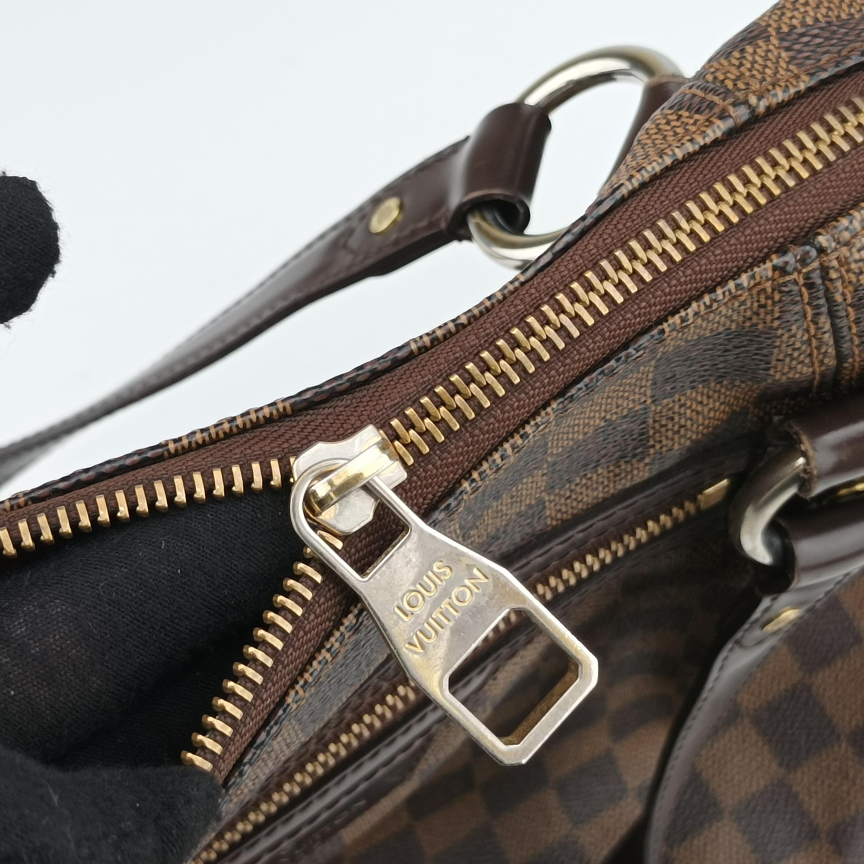 Pre-owned Louis Vuitton EVORA MM EBENE Damier Canvas N41131 shoulderbag | stylenewstar