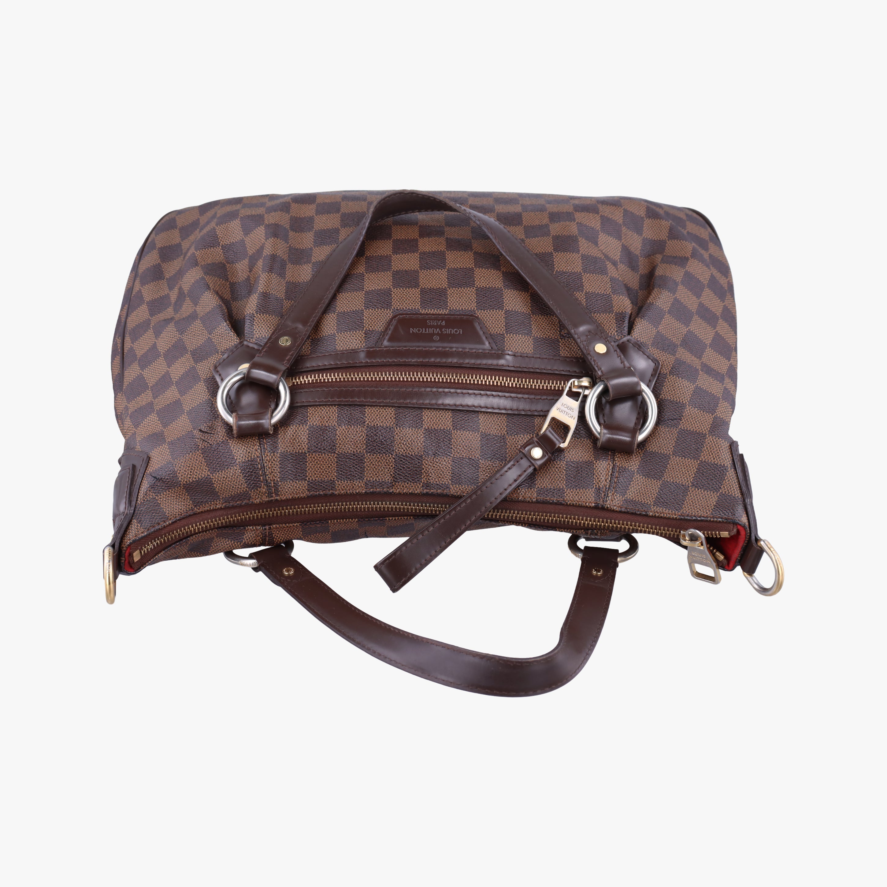 Pre-owned Louis Vuitton EVORA MM EBENE Damier Canvas N41131 shoulderbag | stylenewstar