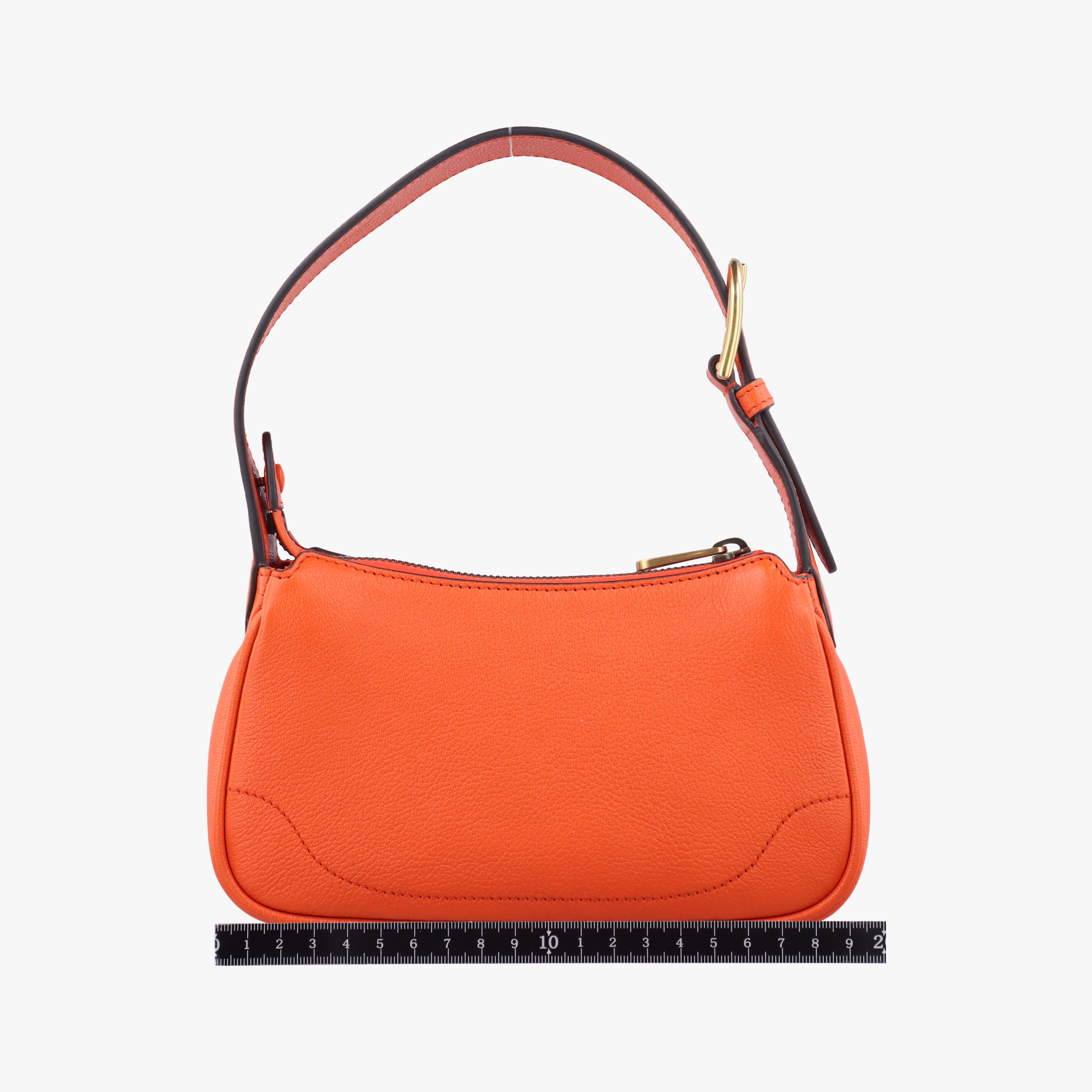 Pre-owned Gucci Aphrodite Orange Leather 739076 shoulderbag | stylenewstar