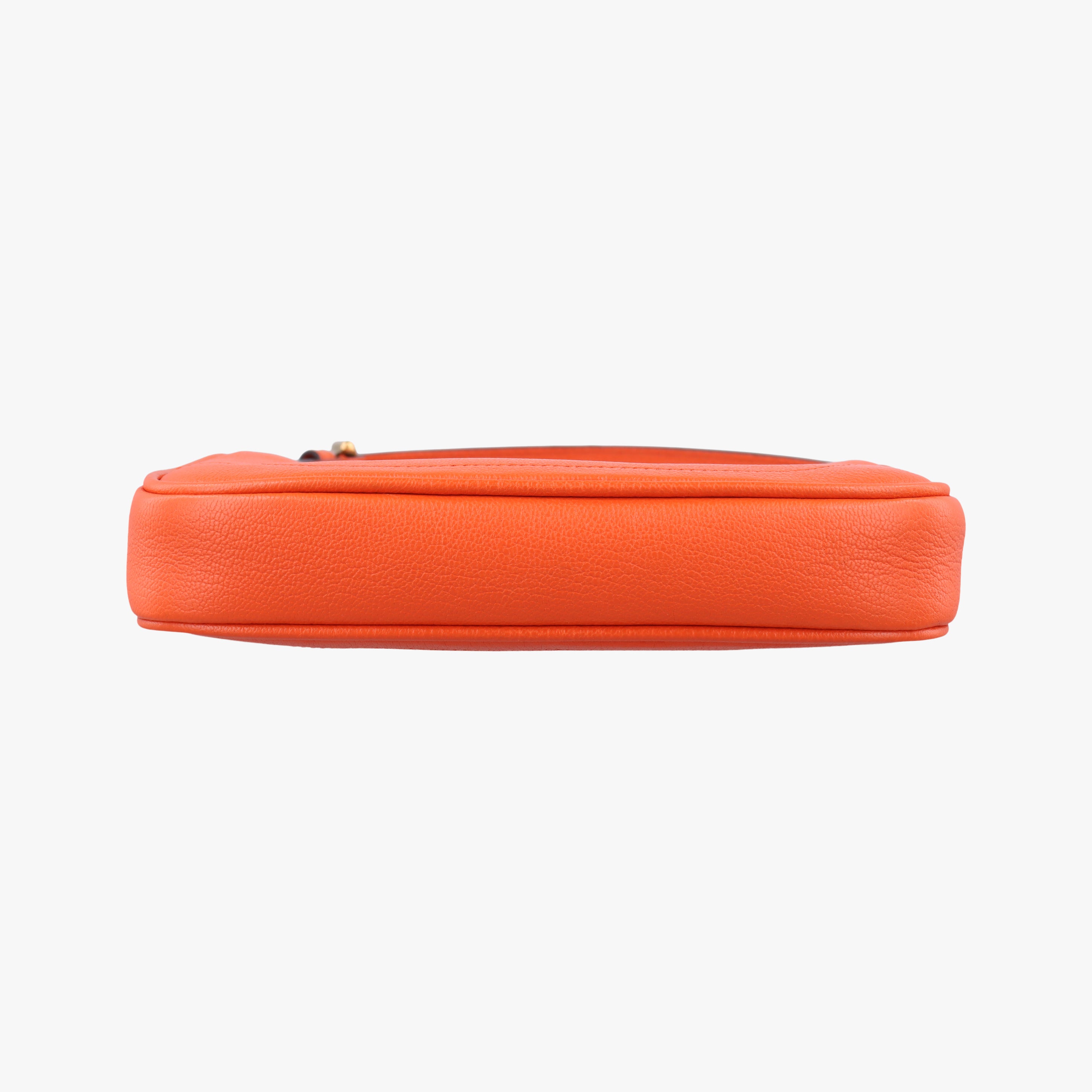 Pre-owned Gucci Aphrodite Orange Leather 739076 shoulderbag | stylenewstar