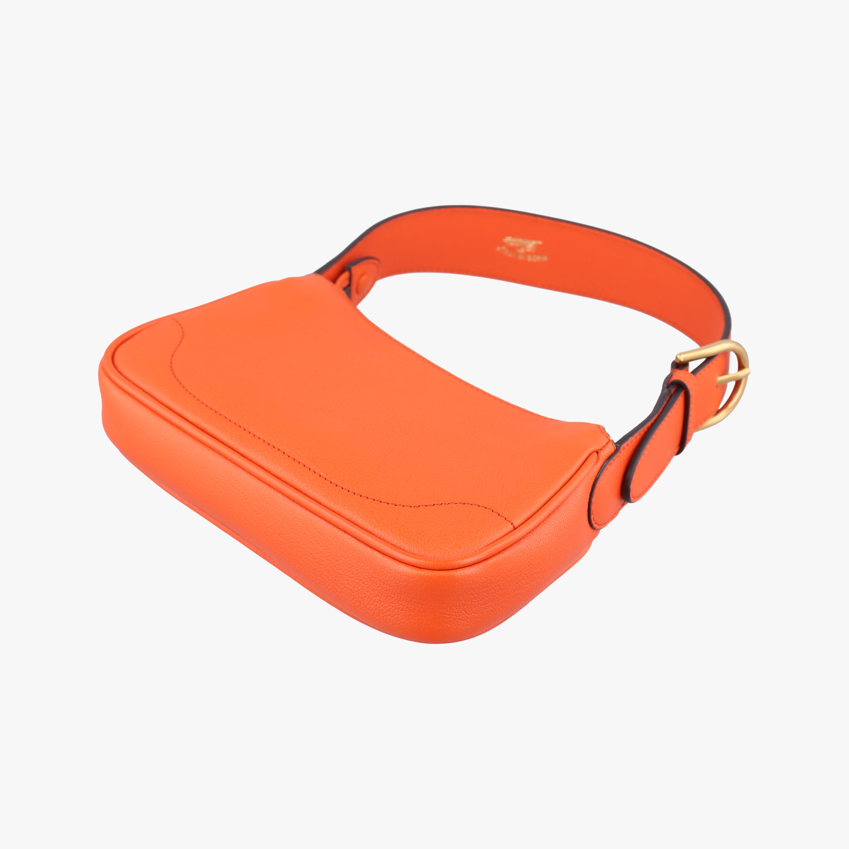 Pre-owned Gucci Aphrodite Orange Leather 739076 shoulderbag | stylenewstar