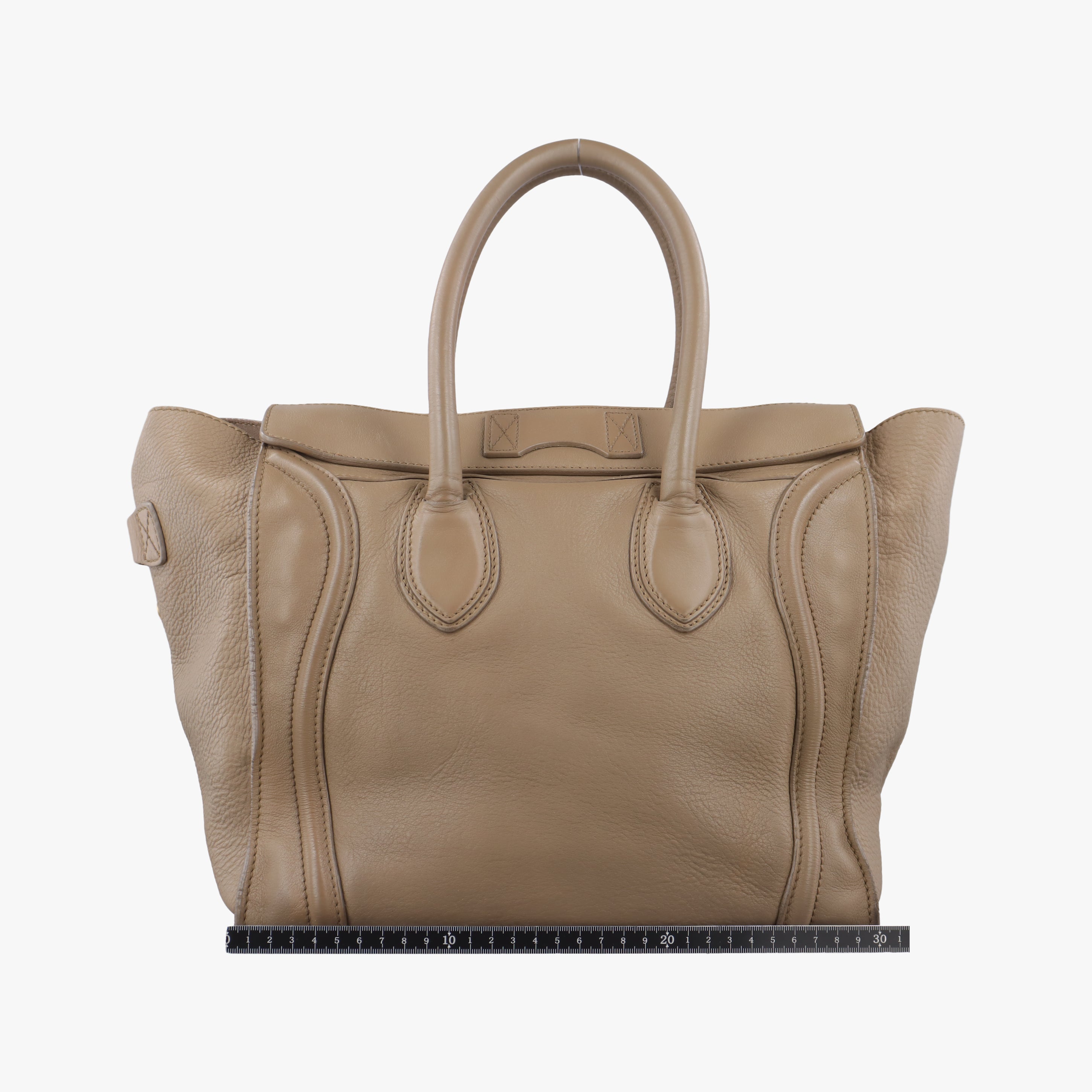 Secondhand Celine luggage mini shopper Brown Leather  handbag | stylenewstar