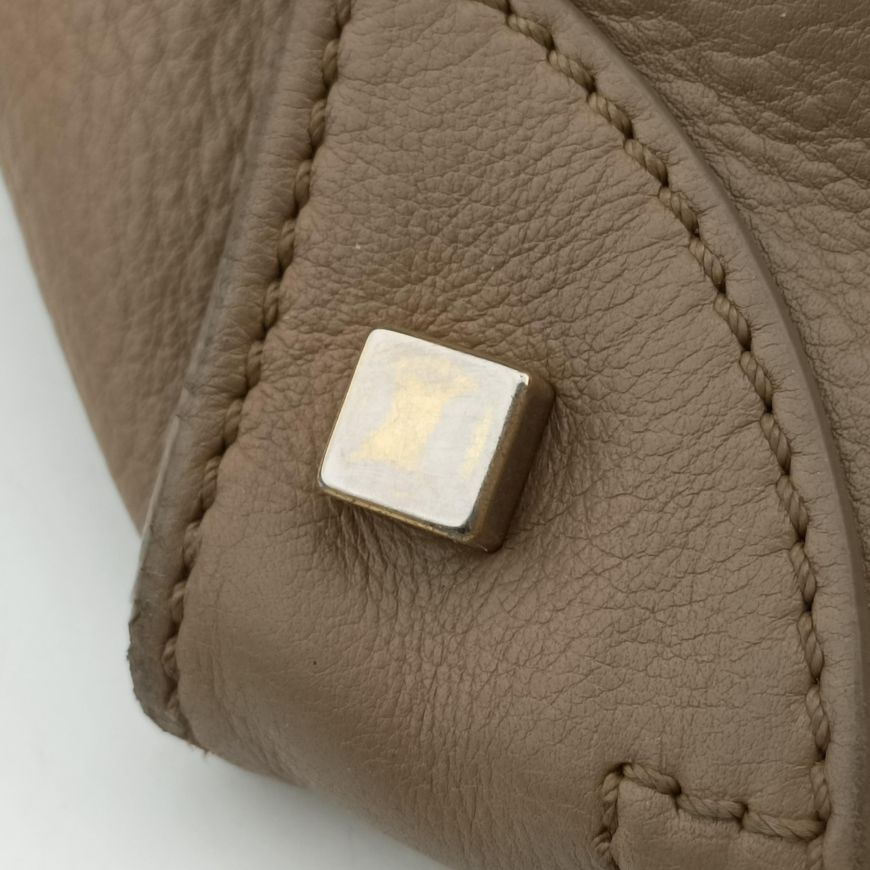 Secondhand Celine luggage mini shopper Brown Leather  handbag | stylenewstar