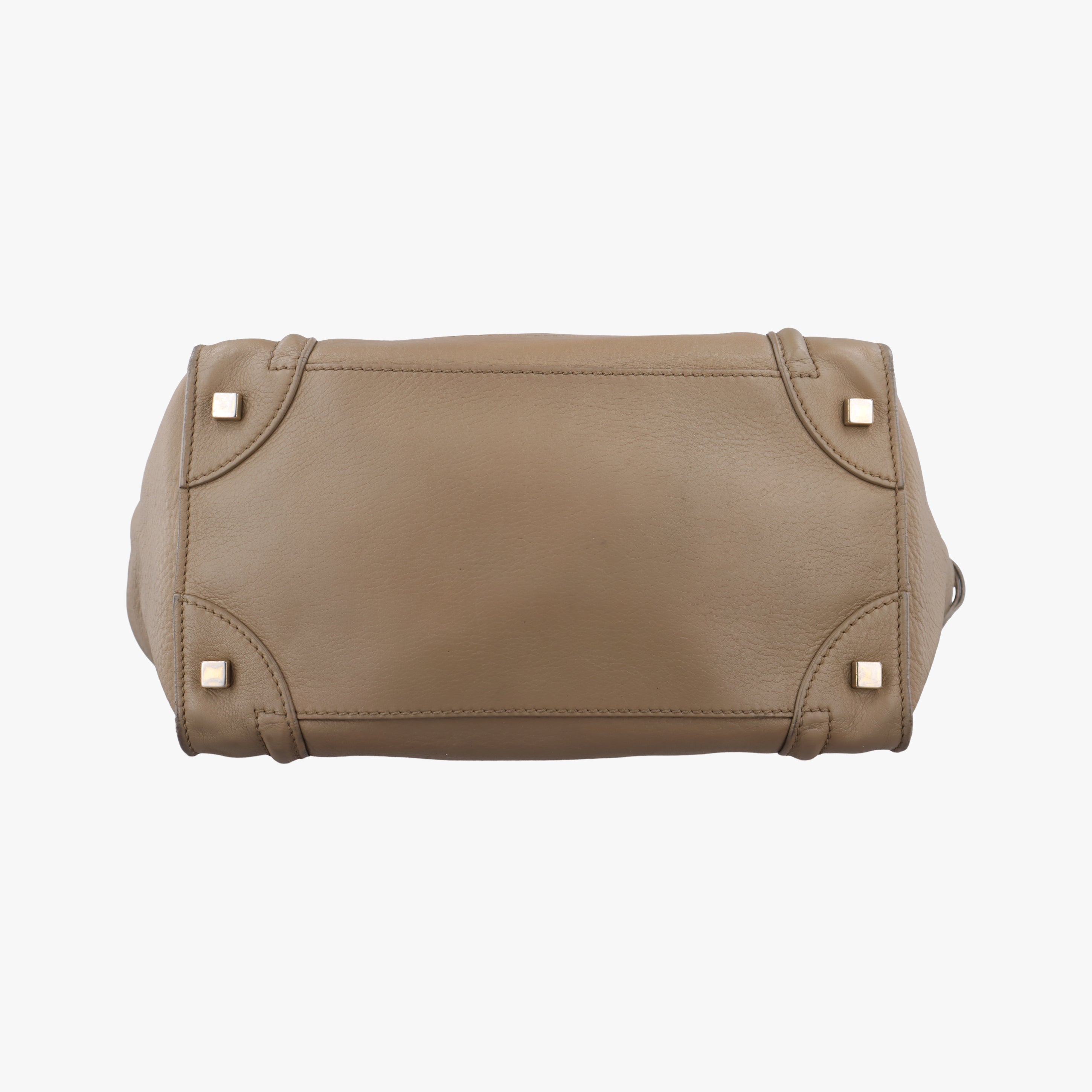 Secondhand Celine luggage mini shopper Brown Leather  handbag | stylenewstar
