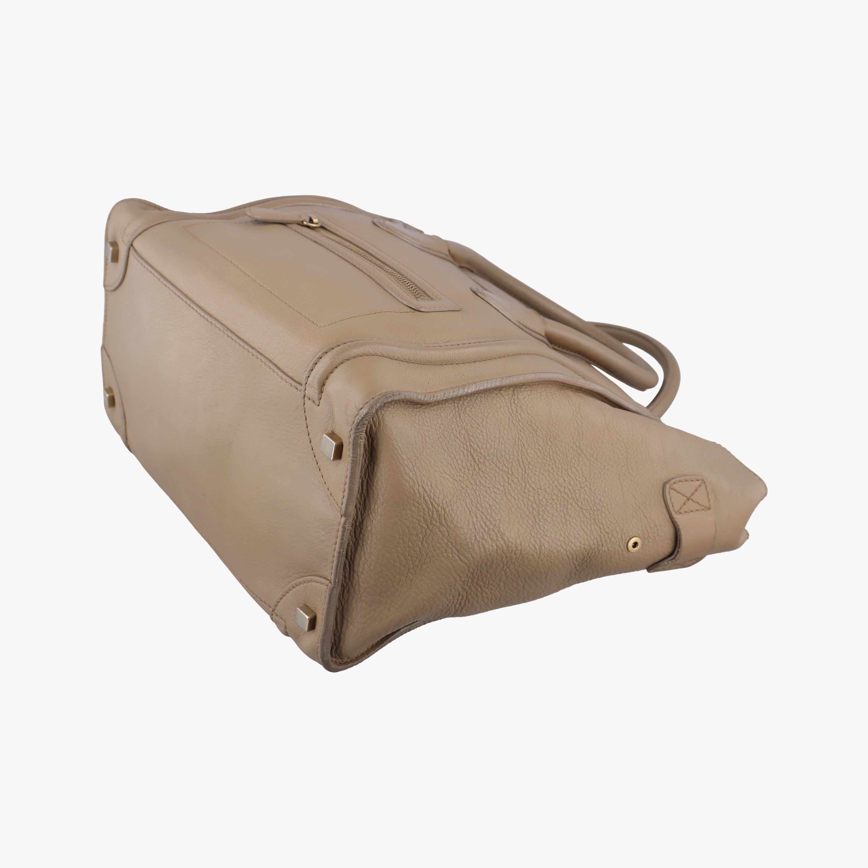 Secondhand Celine luggage mini shopper Brown Leather  handbag | stylenewstar