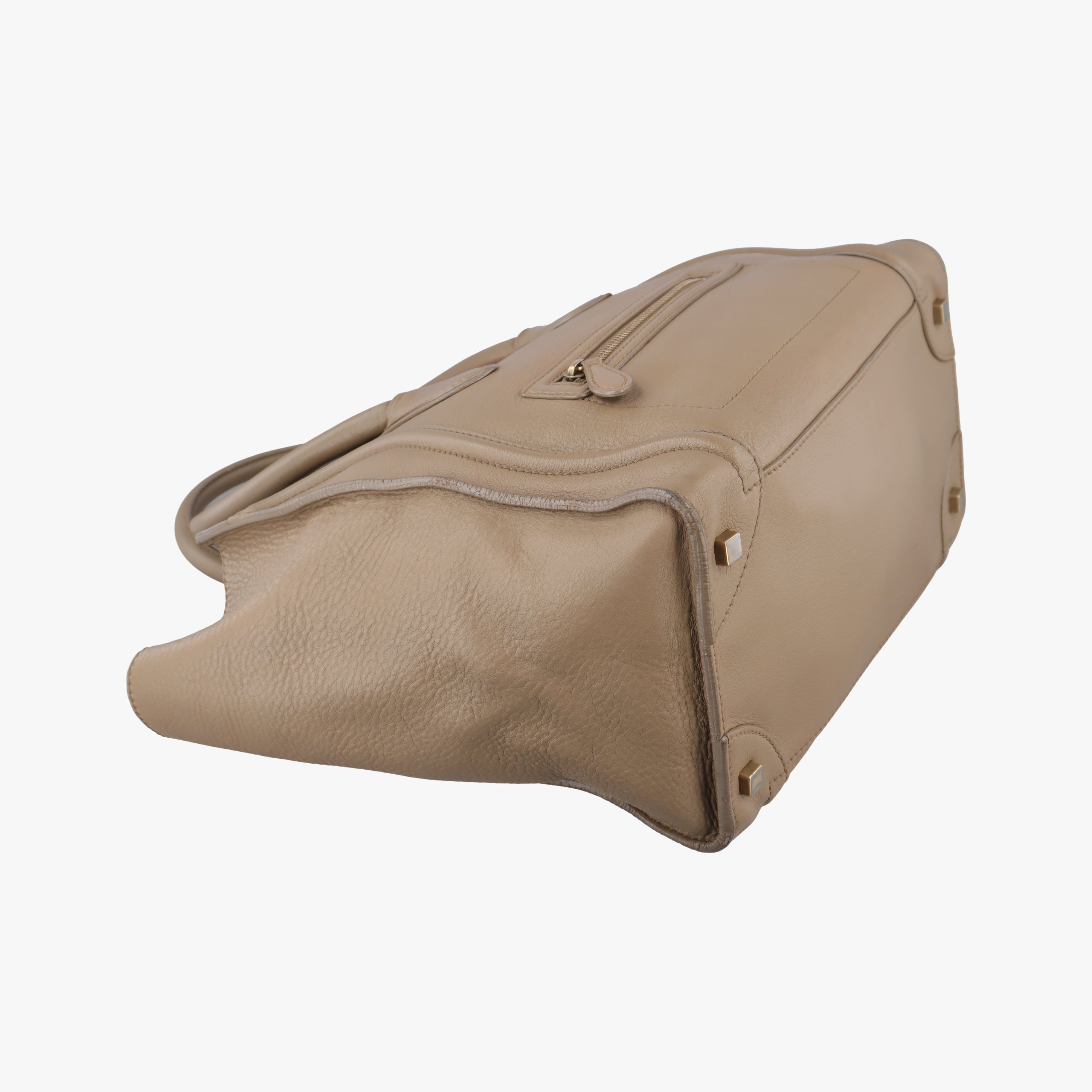 Secondhand Celine luggage mini shopper Brown Leather  handbag | stylenewstar