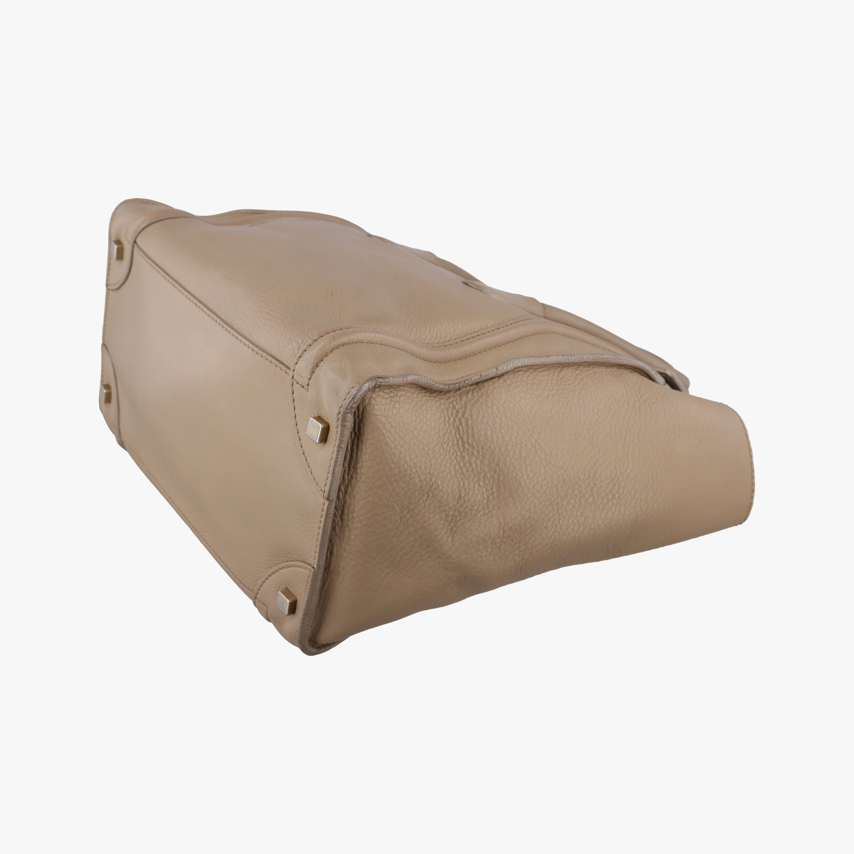 Secondhand Celine luggage mini shopper Brown Leather  handbag | stylenewstar