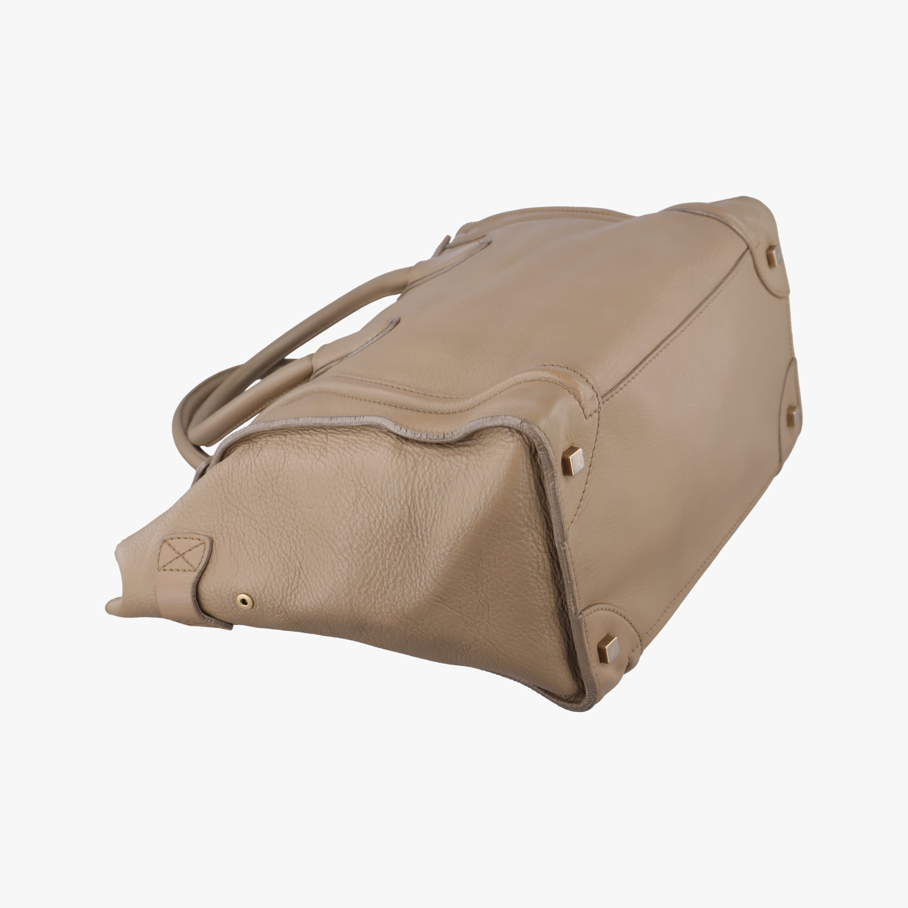 Secondhand Celine luggage mini shopper Brown Leather  handbag | stylenewstar