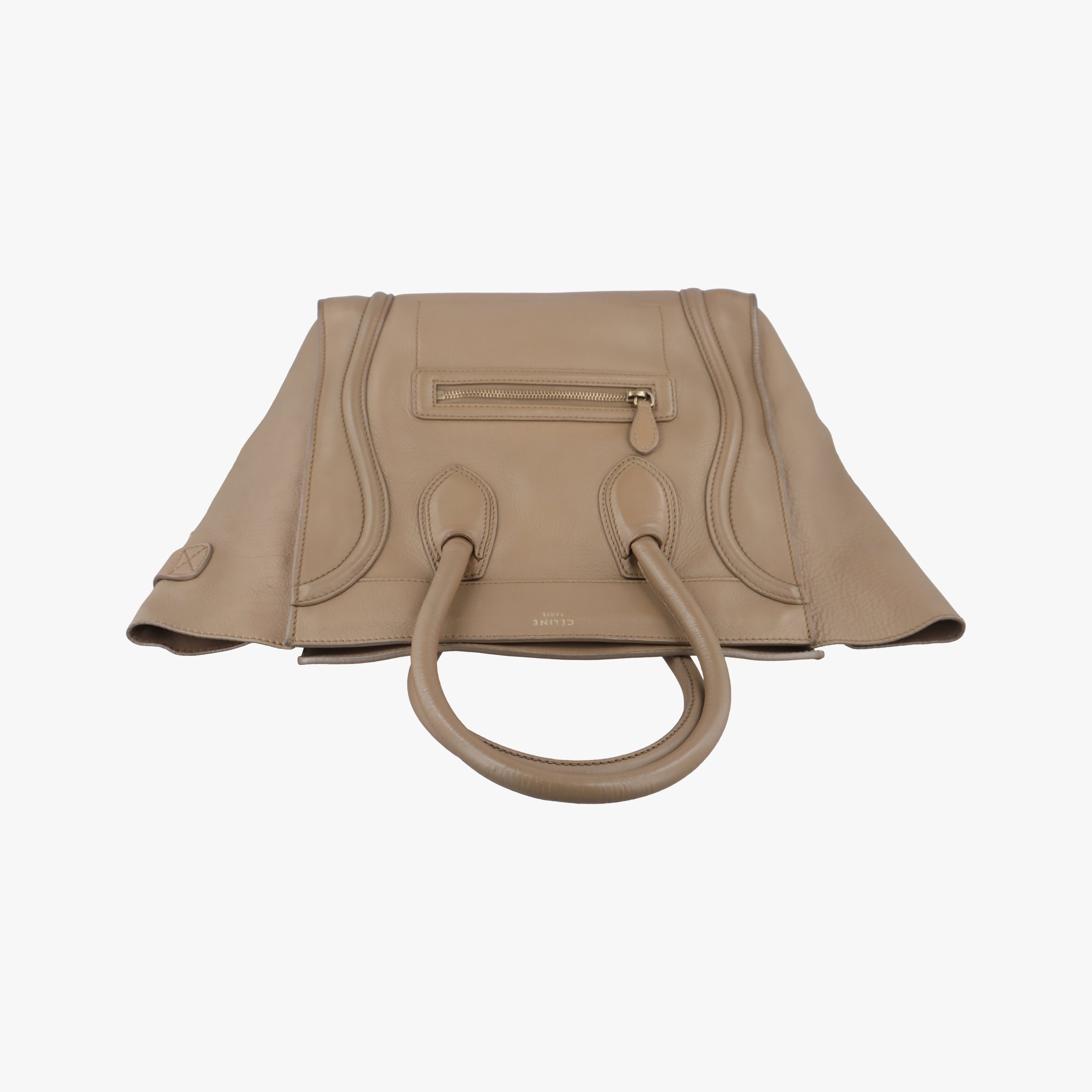 Secondhand Celine luggage mini shopper Brown Leather  handbag | stylenewstar