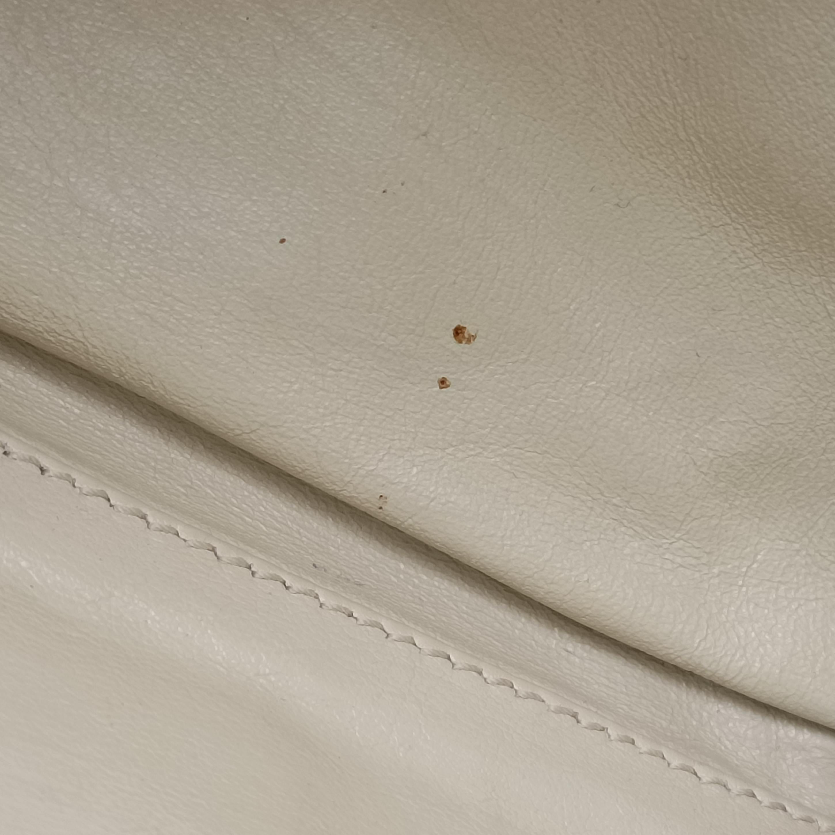 Pre-owned Celine Luggage Mini Shopper beige × Brown Leather  handbag | stylenewstar