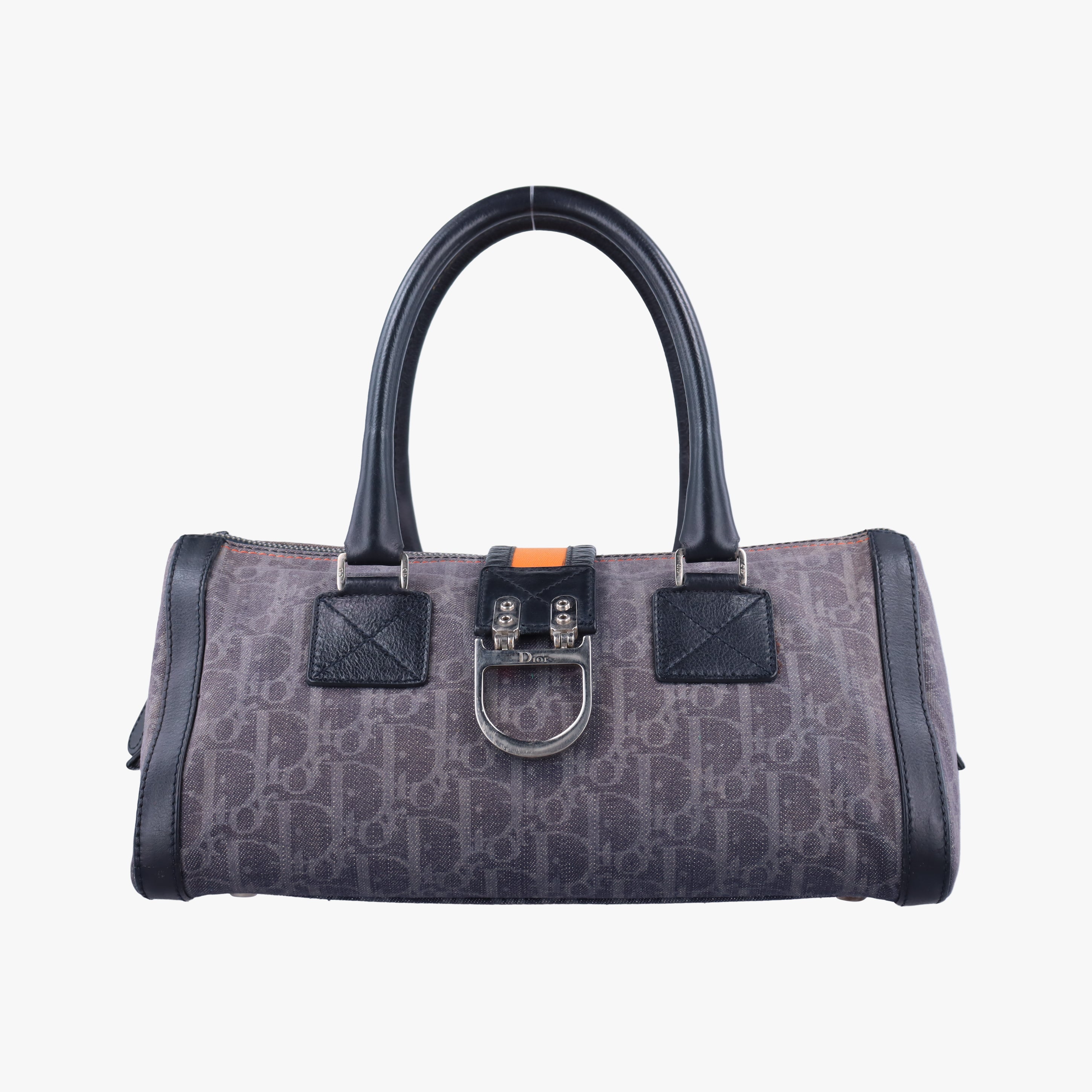 Pre-owned Christian Dior Trotter Grey×Multicolour canvas  handbag | stylenewstar