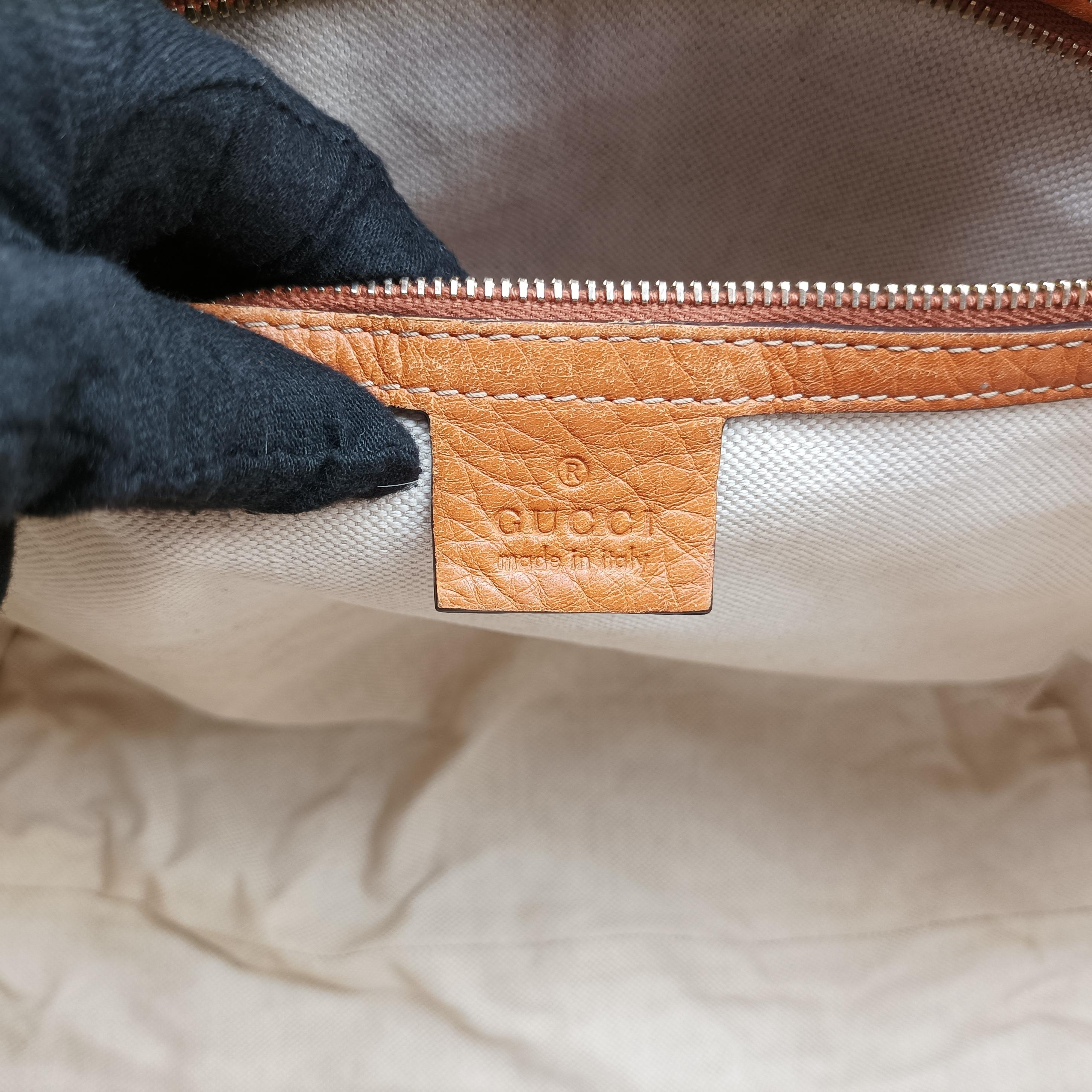 Pre-owned Gucci Heritage Brown×Multicolour Leather 257085 handbag | stylenewstar