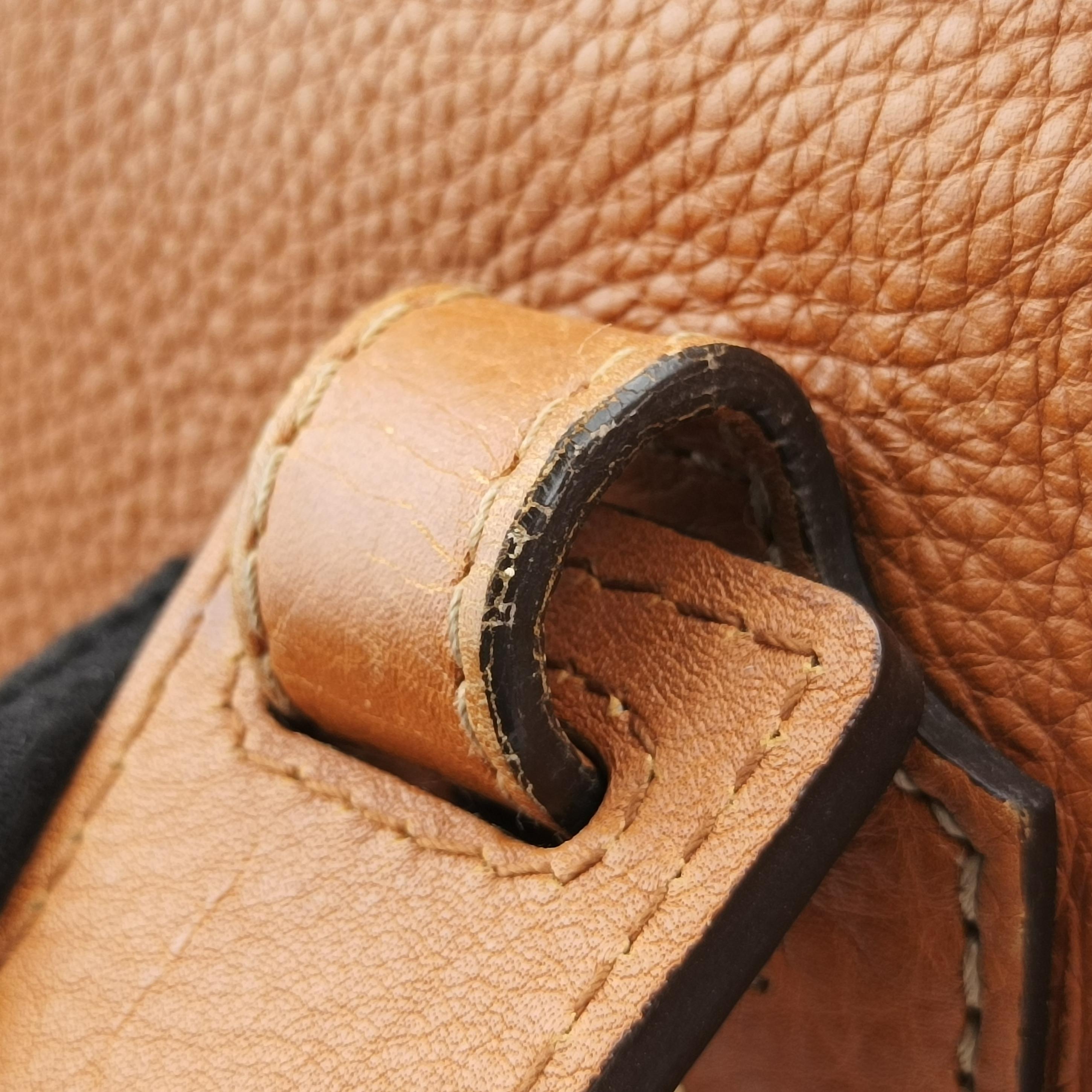 Pre-owned Gucci Heritage Brown×Multicolour Leather 257085 handbag | stylenewstar