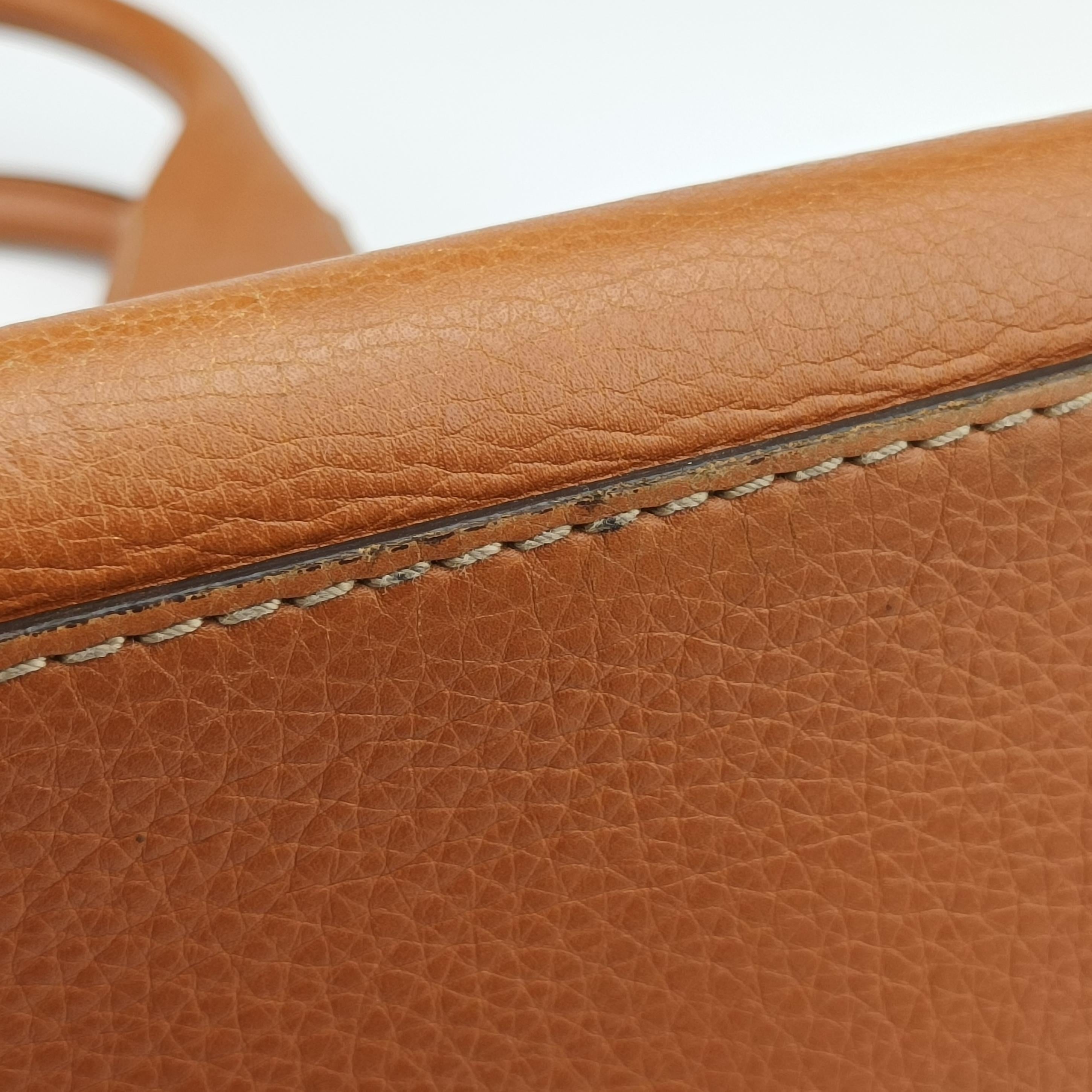 Pre-owned Gucci Heritage Brown×Multicolour Leather 257085 handbag | stylenewstar