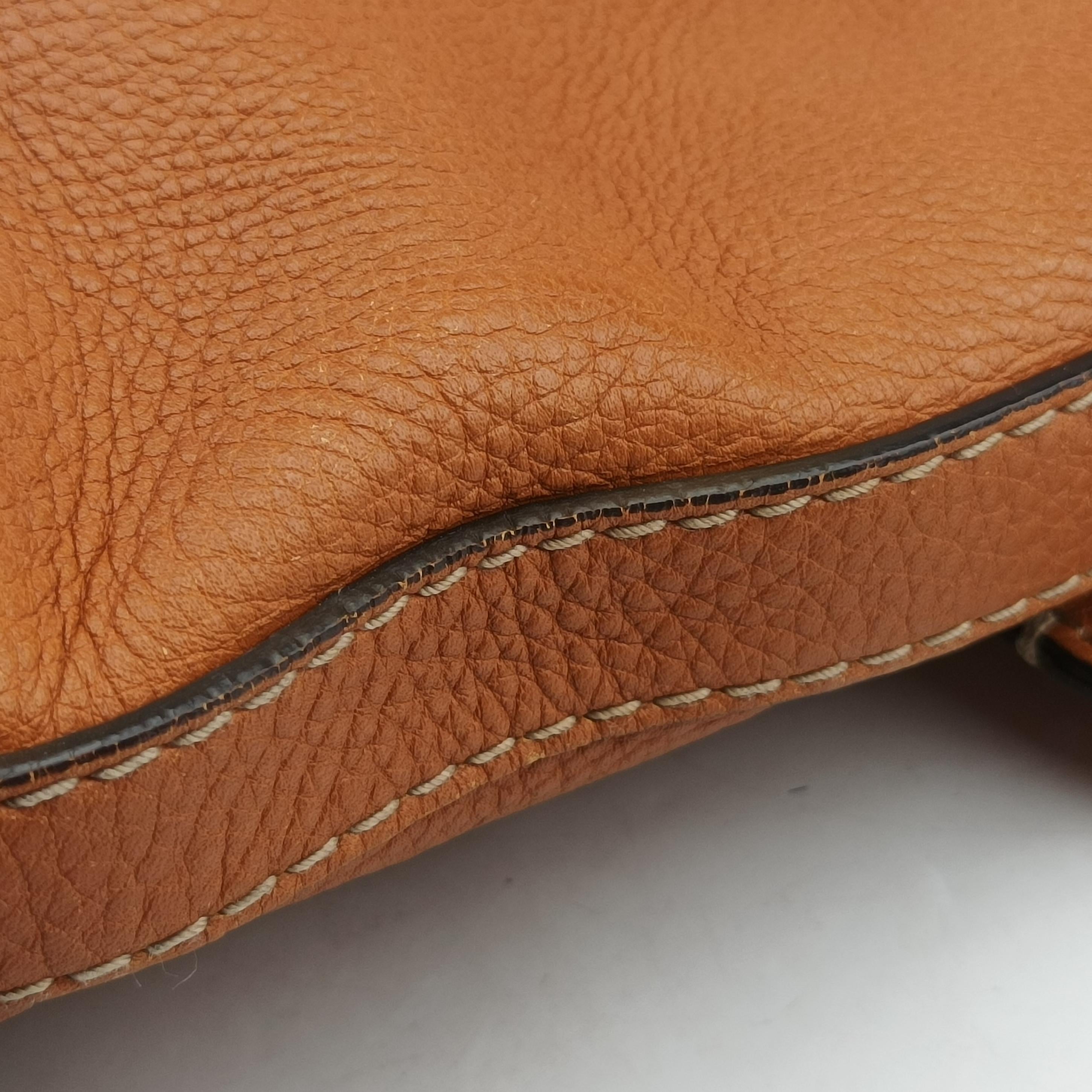Pre-owned Gucci Heritage Brown×Multicolour Leather 257085 handbag | stylenewstar