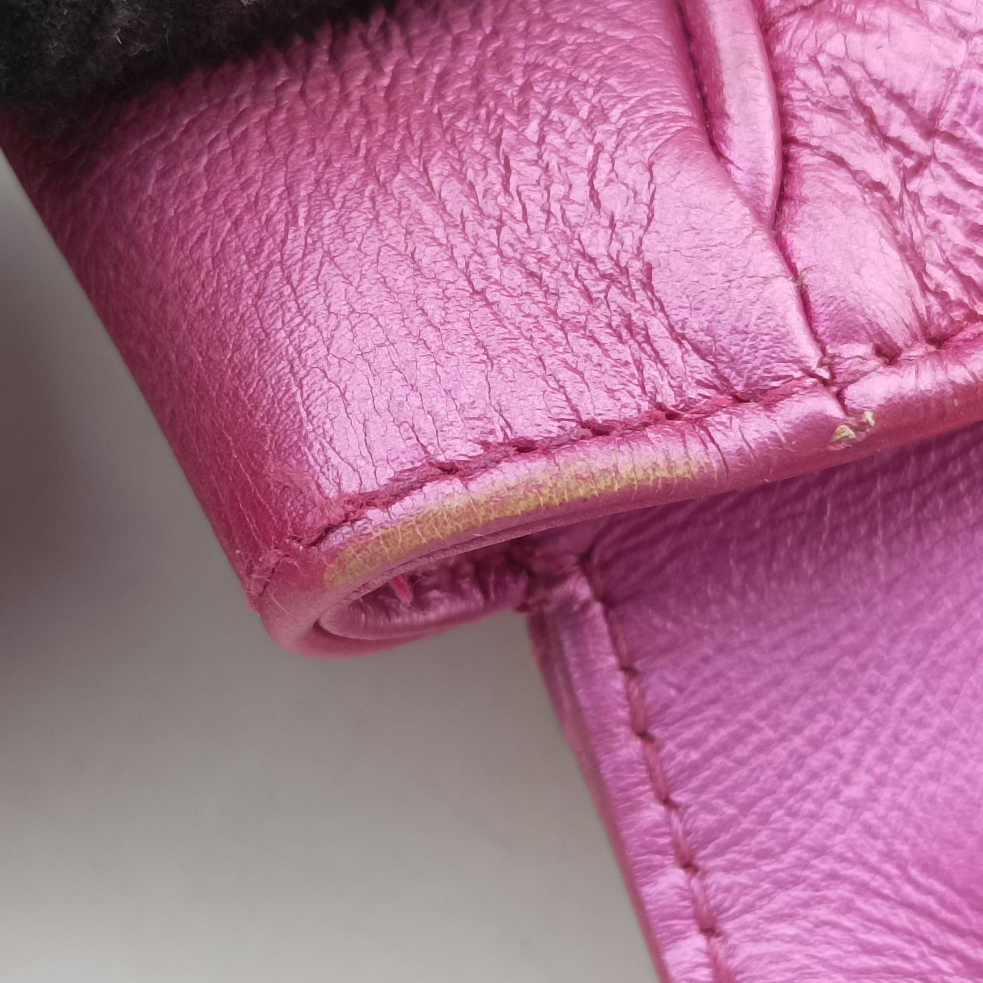 Vintage Gucci GG Marmont pink×Multicolour Leather 446744 shoulderbag | stylenewstar