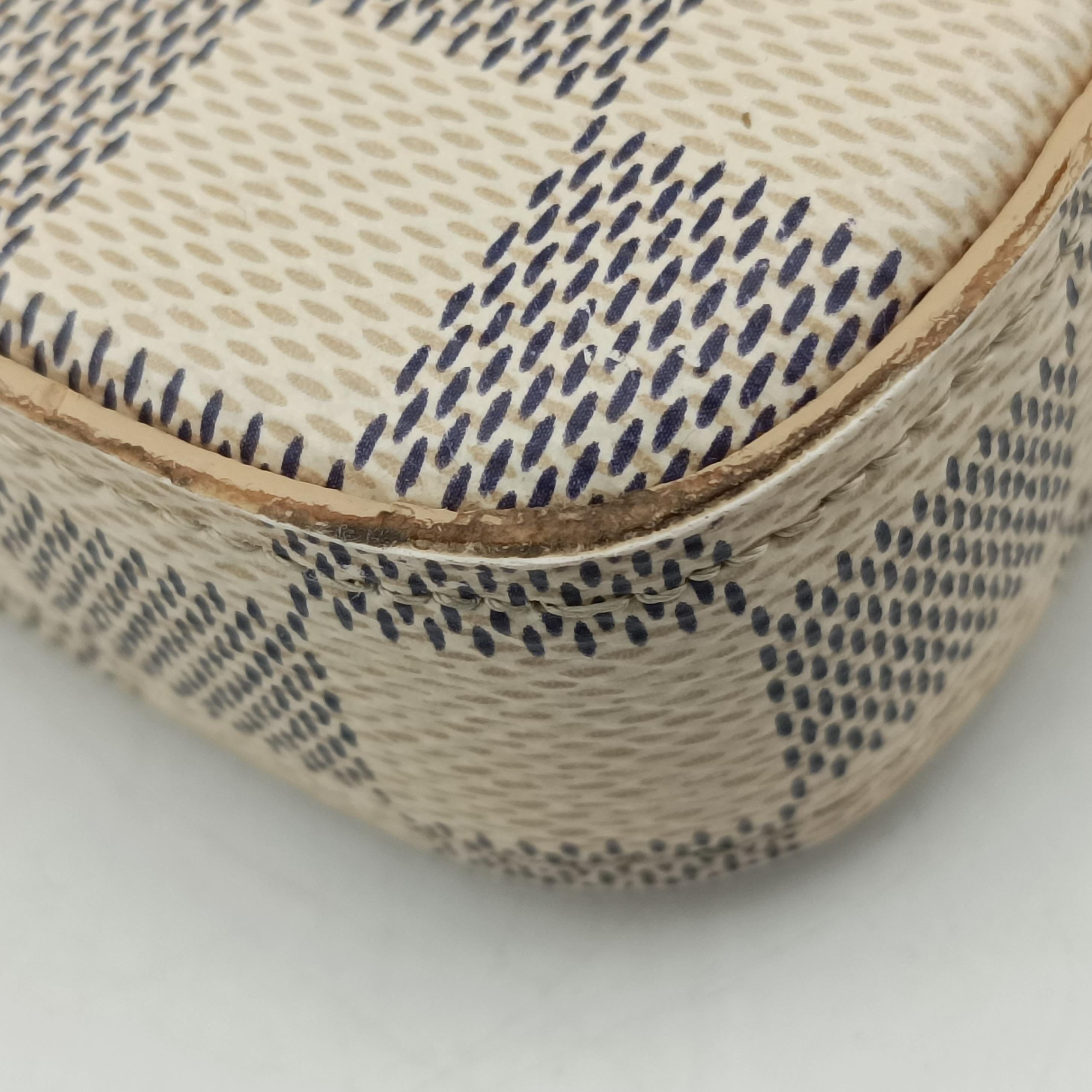 Vintage Louis Vuitton Pochette FeLICIE Azur Damier Canvas N63106 shoulderbag | stylenewstar