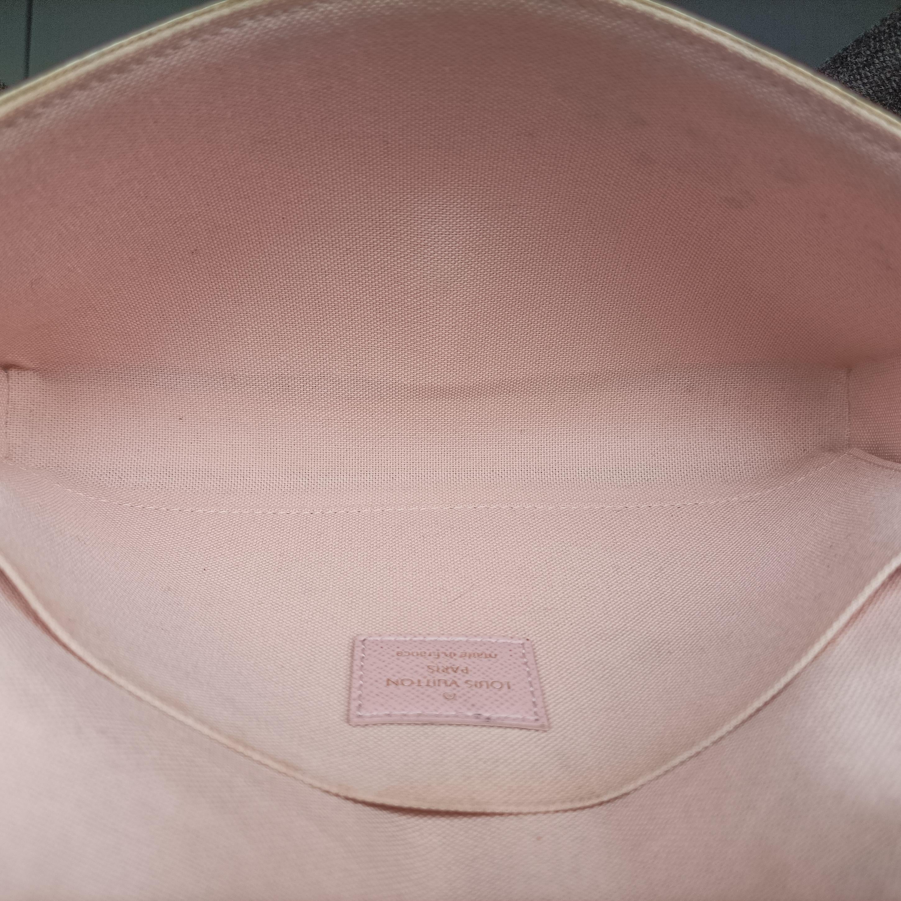 Vintage Louis Vuitton Pochette FeLICIE Azur Damier Canvas N63106 shoulderbag | stylenewstar