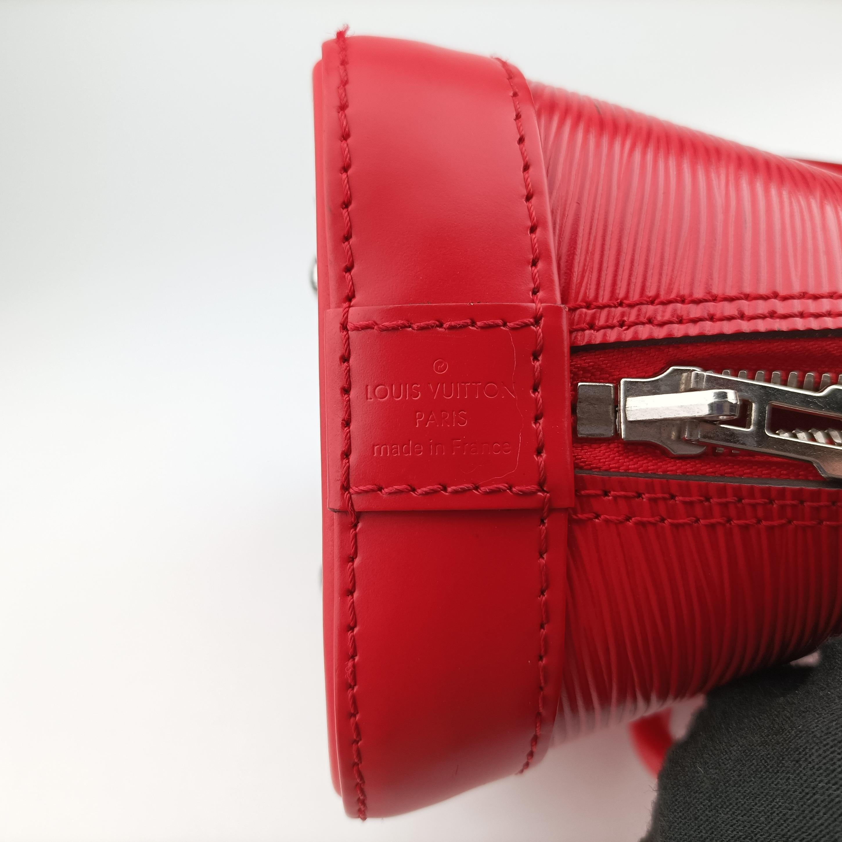 Pre-owned Louis Vuitton Alma BB COQUELICOT Epi M41160 shoulderbag | stylenewstar