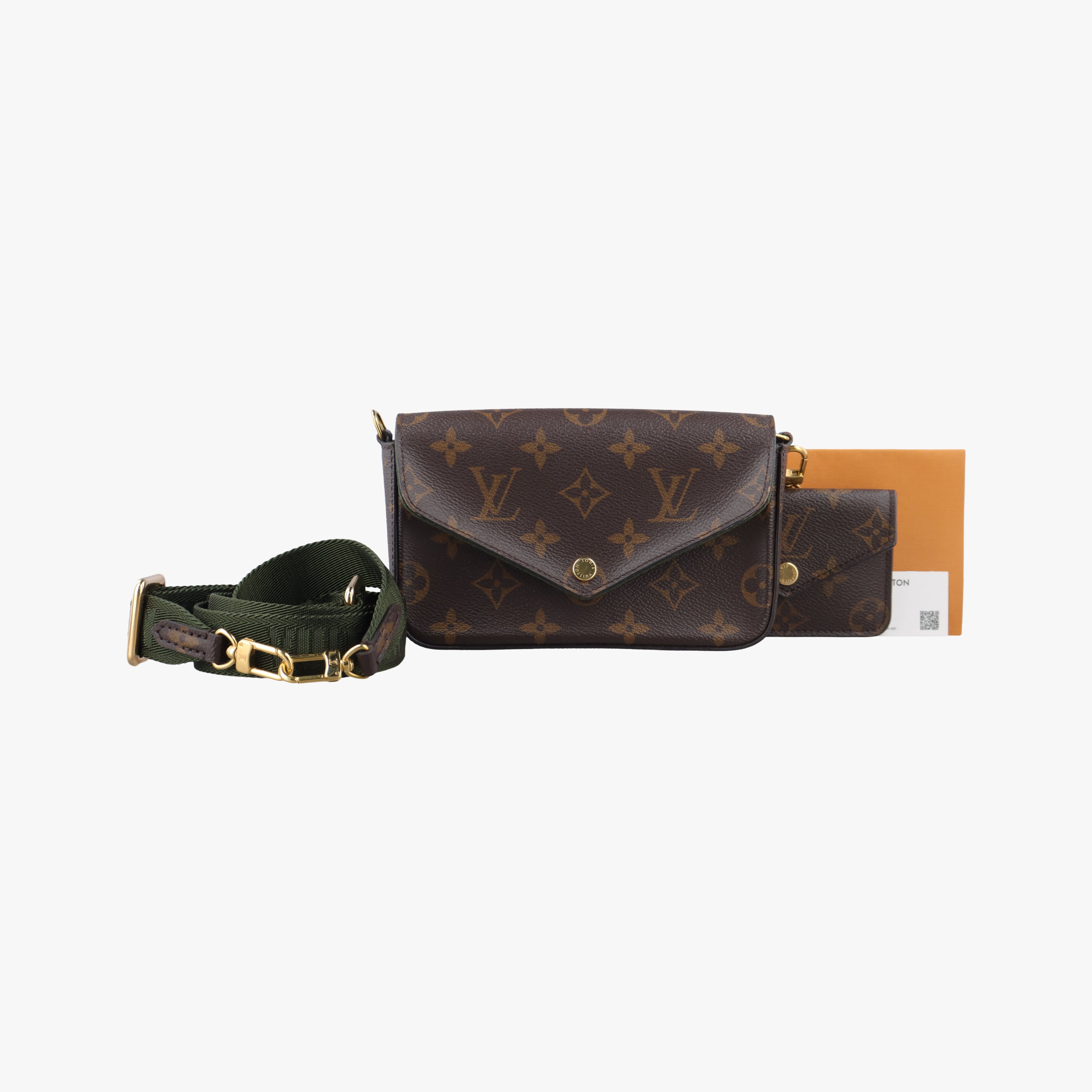 Secondhand Louis Vuitton Multi Pochette FeLICIE Brown×beige Monogram Canvas M80091 shoulderbag | stylenewstar