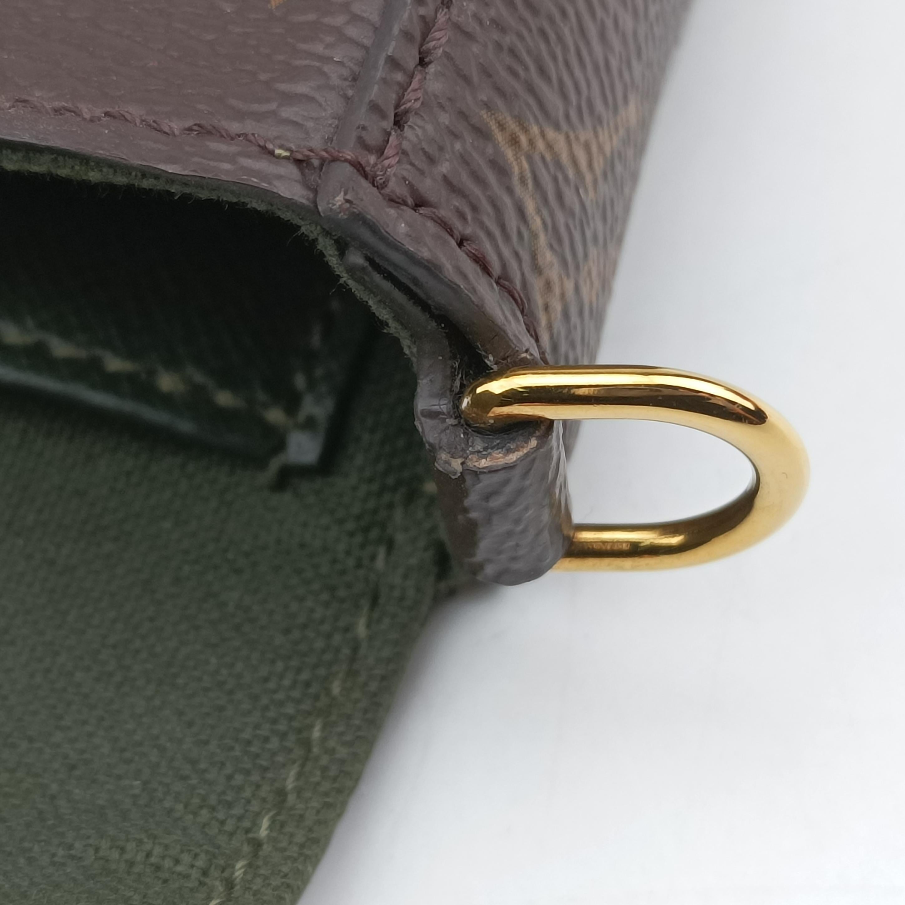 Secondhand Louis Vuitton Multi Pochette FeLICIE Brown×beige Monogram Canvas M80091 shoulderbag | stylenewstar