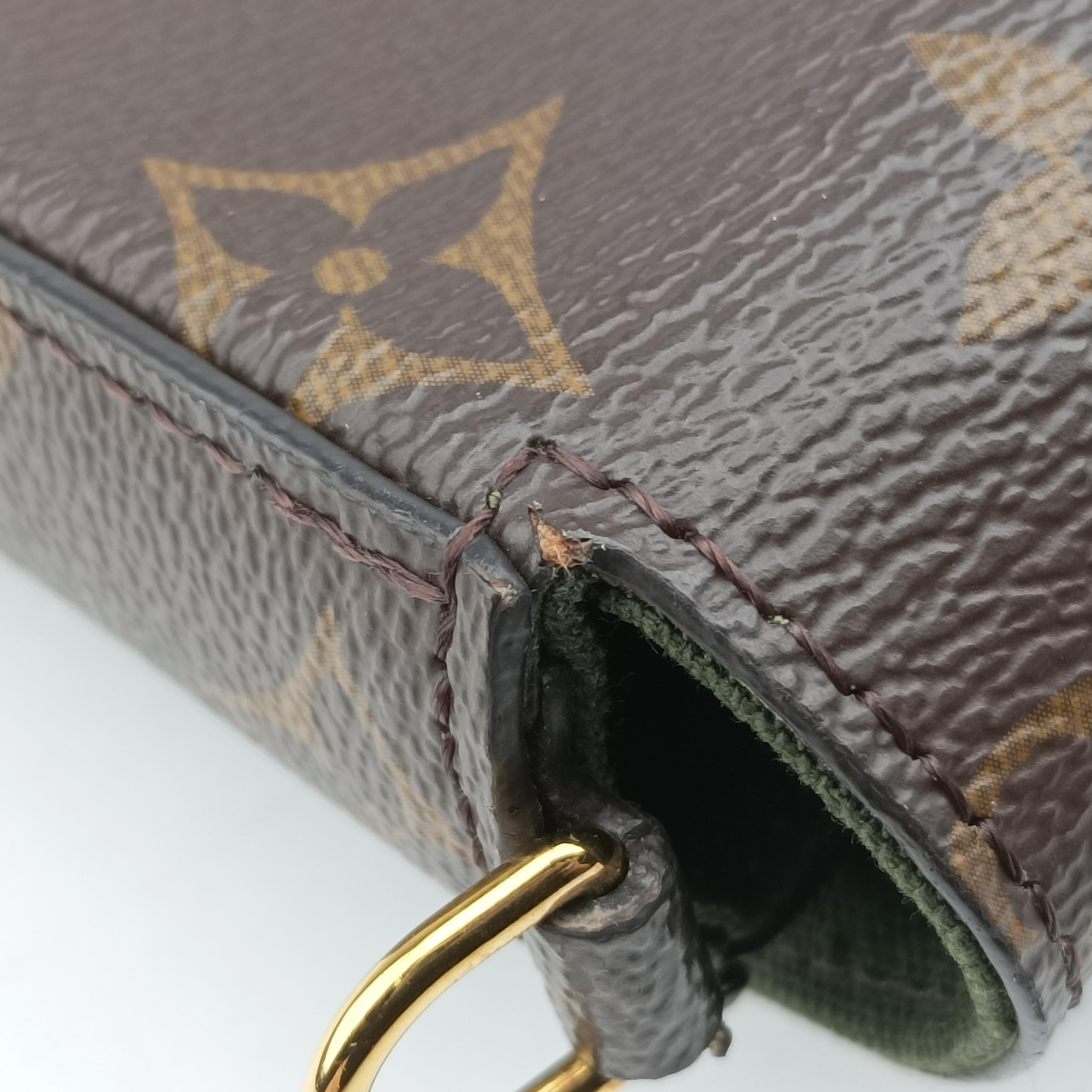 Secondhand Louis Vuitton Multi Pochette FeLICIE Brown×beige Monogram Canvas M80091 shoulderbag | stylenewstar