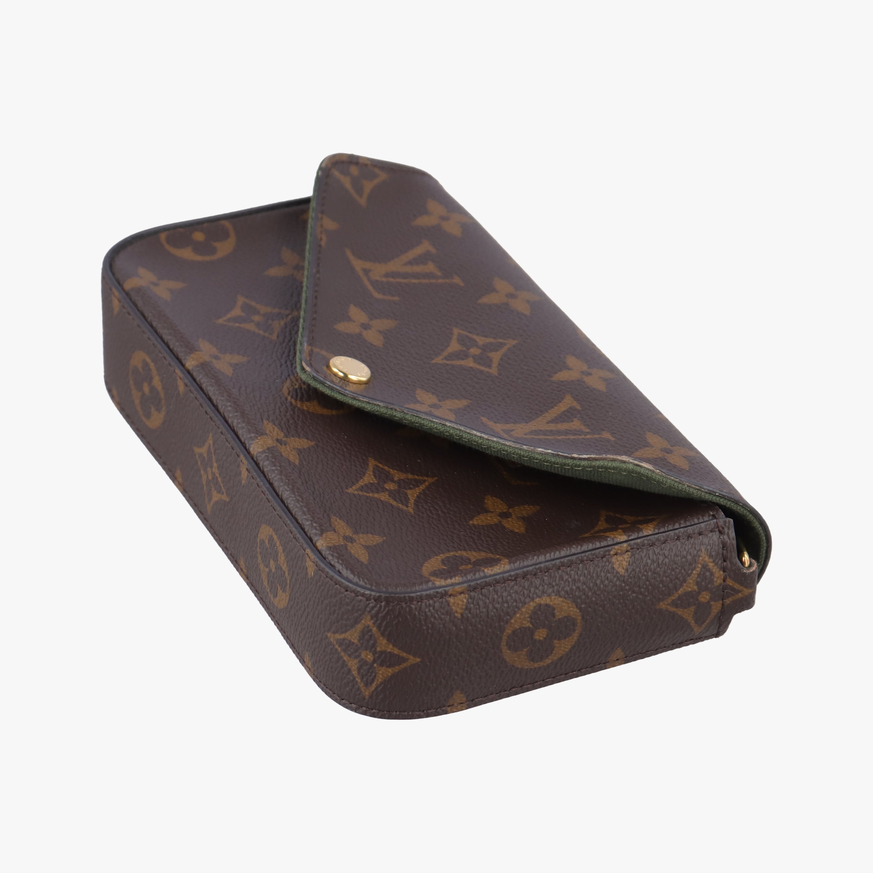Secondhand Louis Vuitton Multi Pochette FeLICIE Brown×beige Monogram Canvas M80091 shoulderbag | stylenewstar