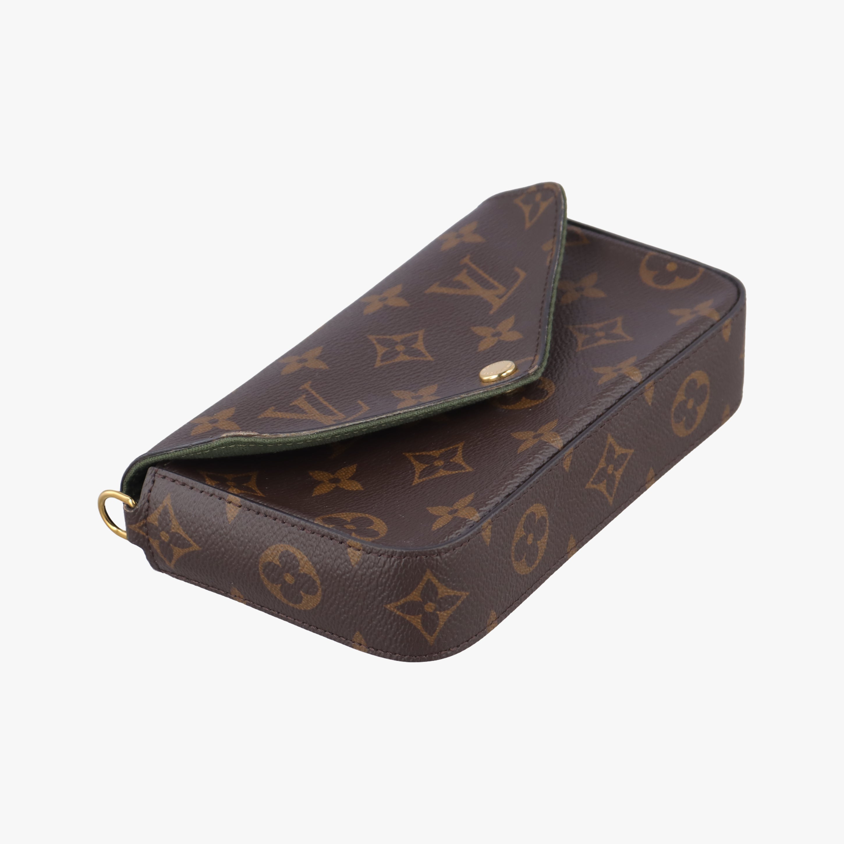 Secondhand Louis Vuitton Multi Pochette FeLICIE Brown×beige Monogram Canvas M80091 shoulderbag | stylenewstar
