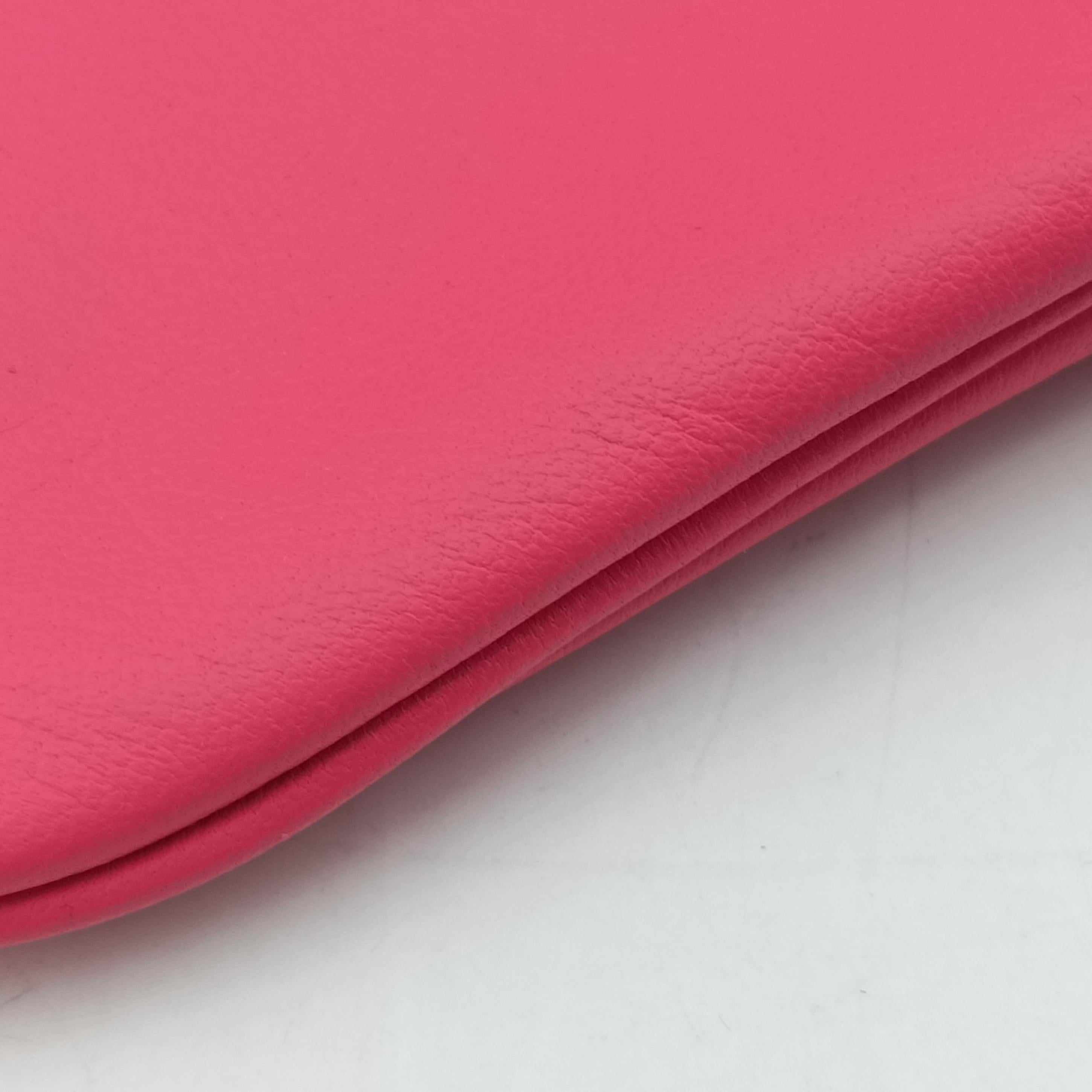 Pre-owned Hermes Sac Aline mini Pink Leather  shoulderbag | stylenewstar