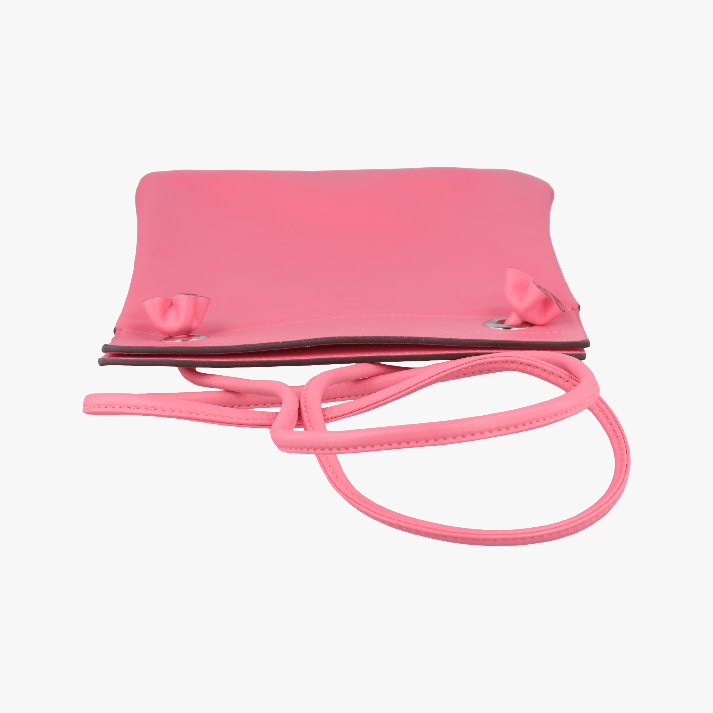 Pre-owned Hermes Sac Aline mini Pink Leather  shoulderbag | stylenewstar