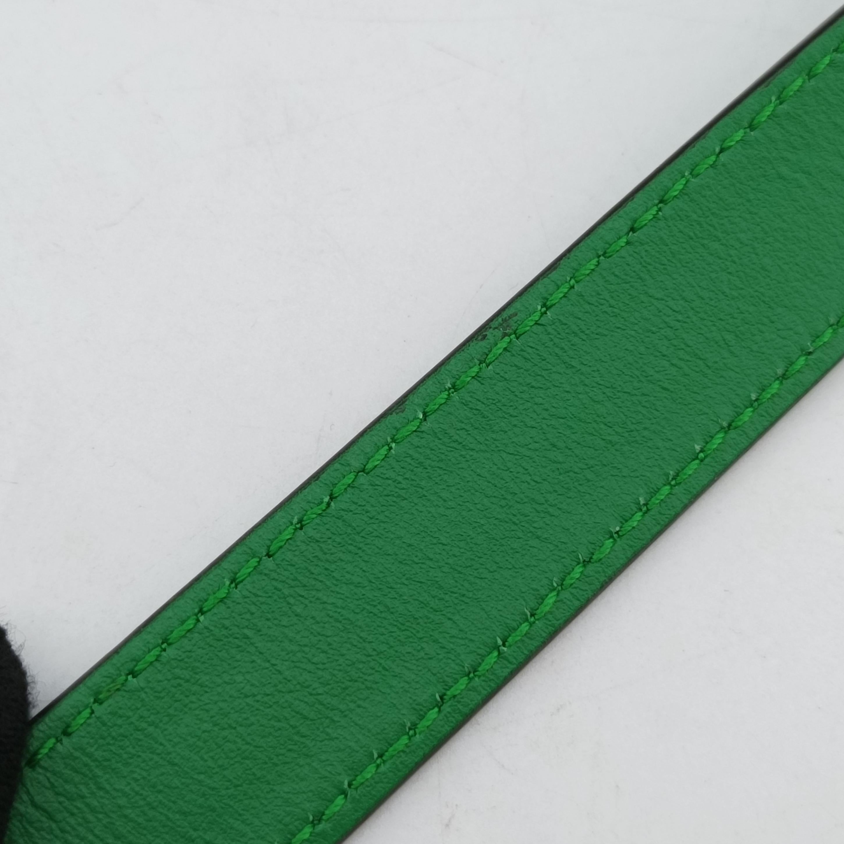 Pre-owned Gucci GG Matelasse Green Leather 702234 shoulderbag | stylenewstar