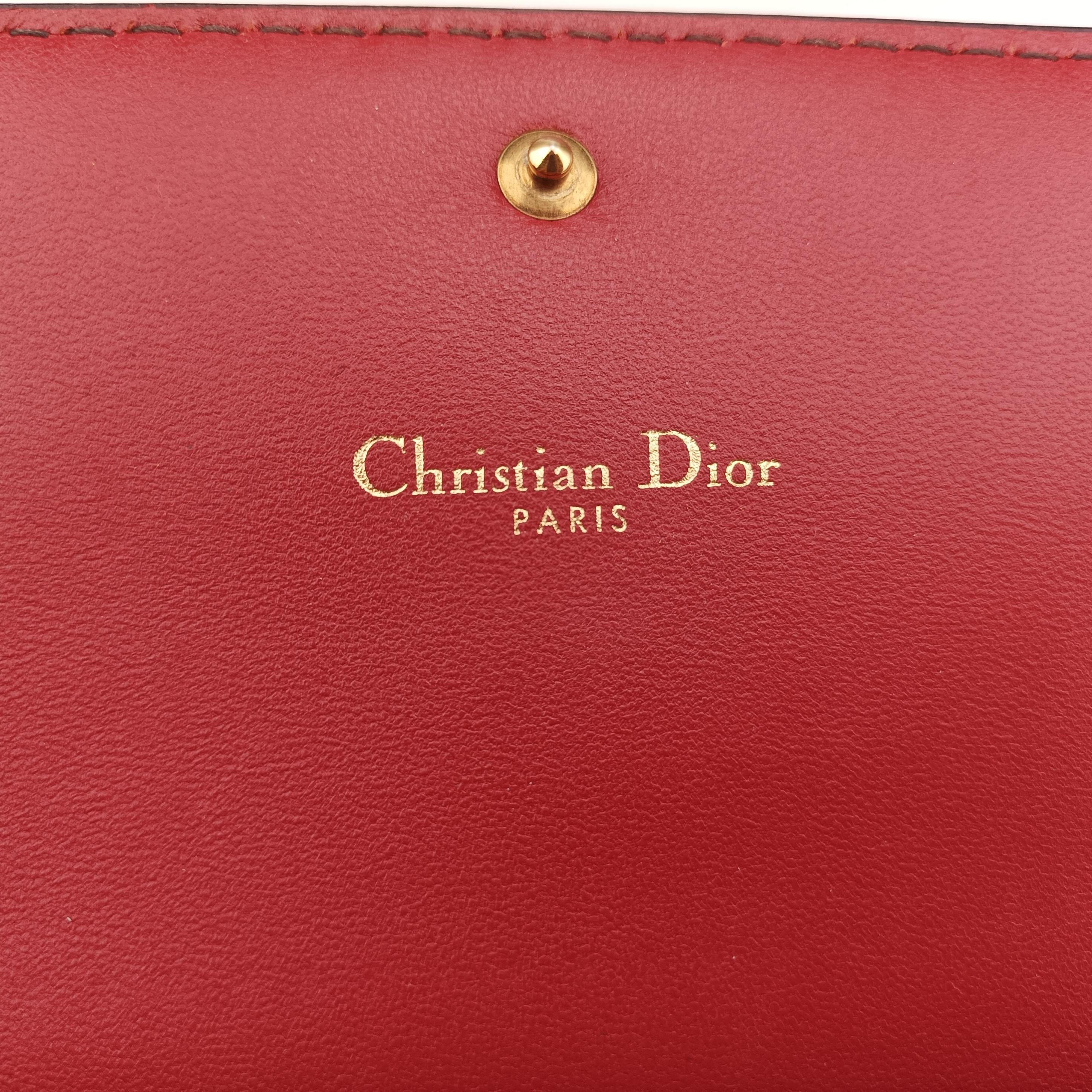 Pre-owned Christian Dior J'Adior Red Leather  shoulderbag | stylenewstar