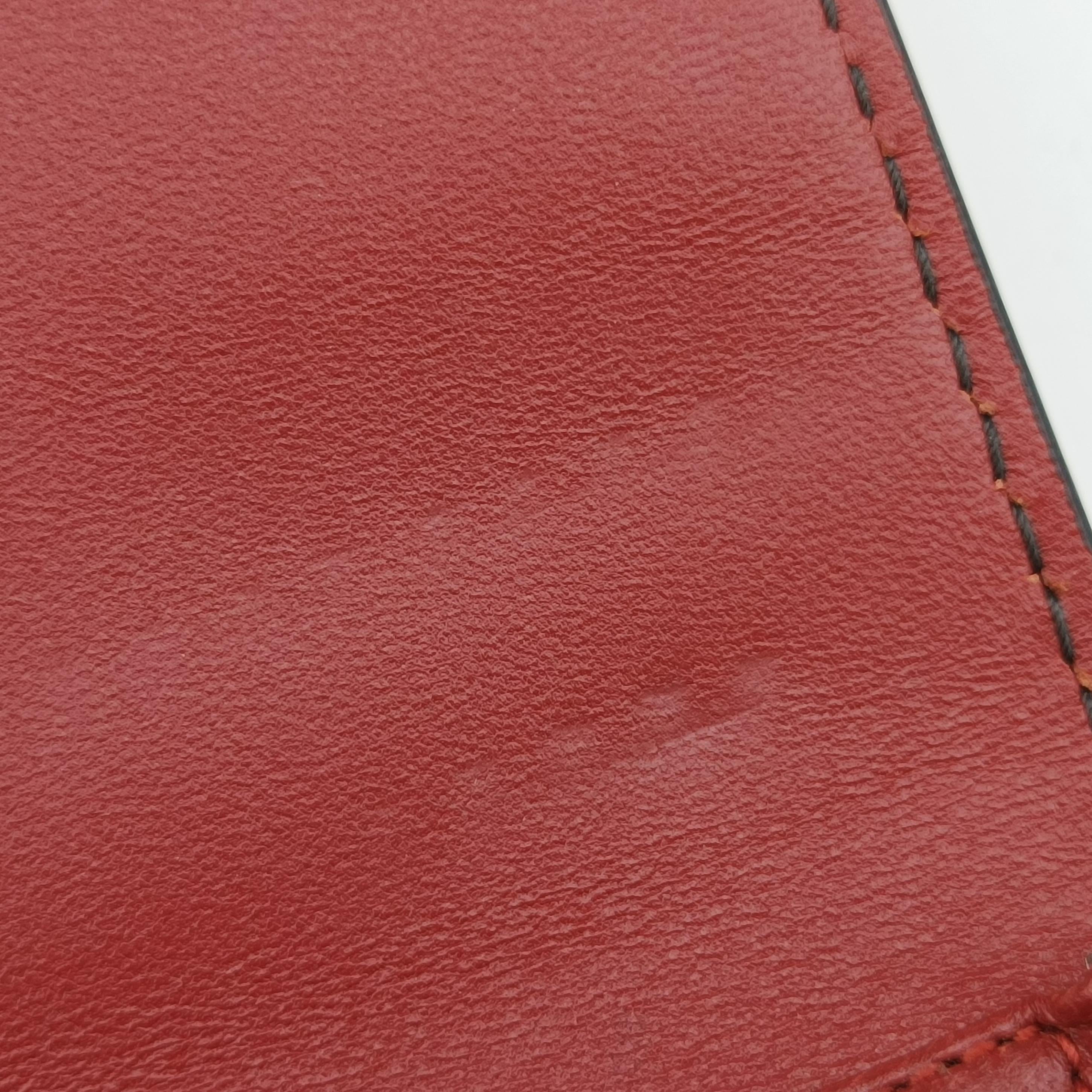 Pre-owned Christian Dior J'Adior Red Leather  shoulderbag | stylenewstar