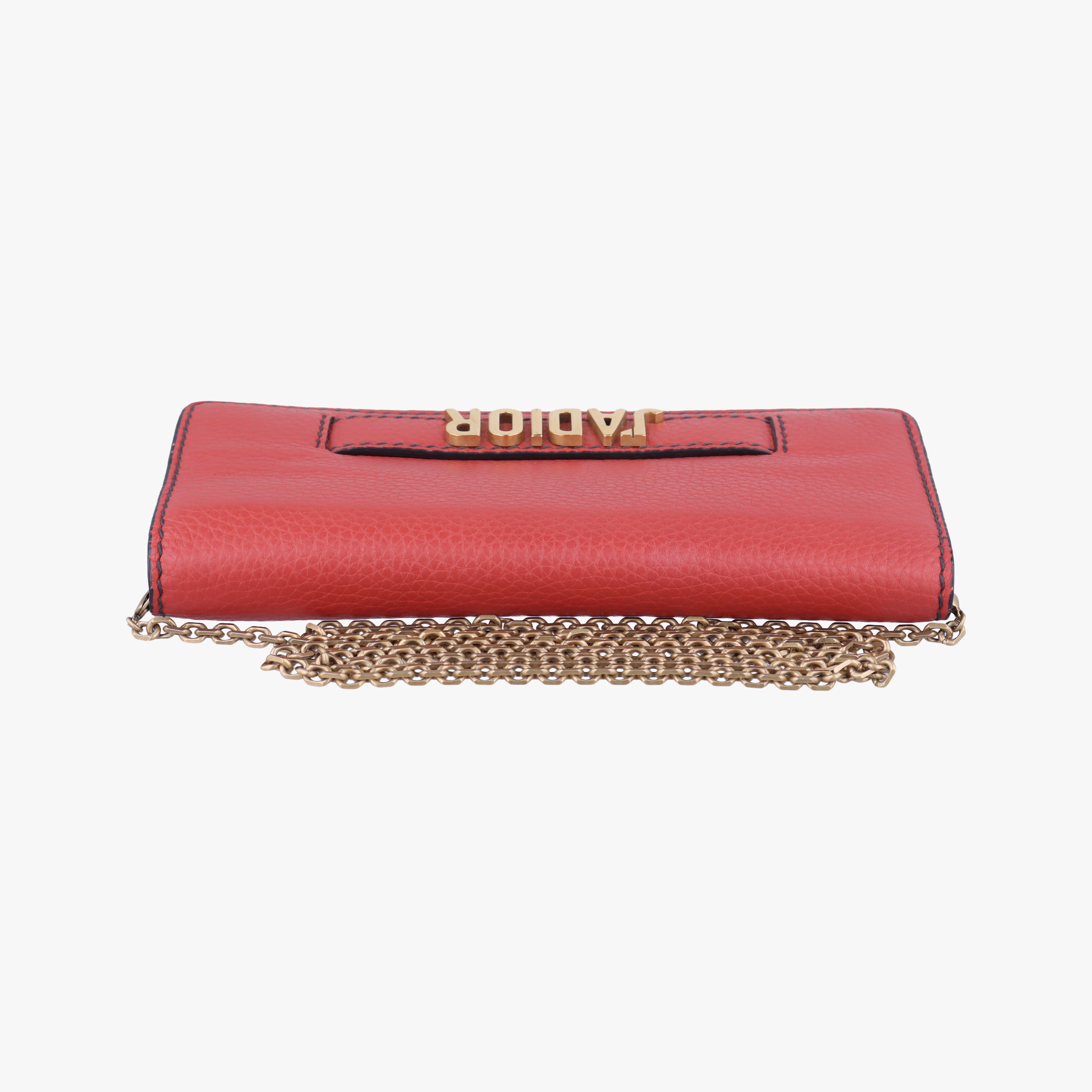 Pre-owned Christian Dior J'Adior Red Leather  shoulderbag | stylenewstar