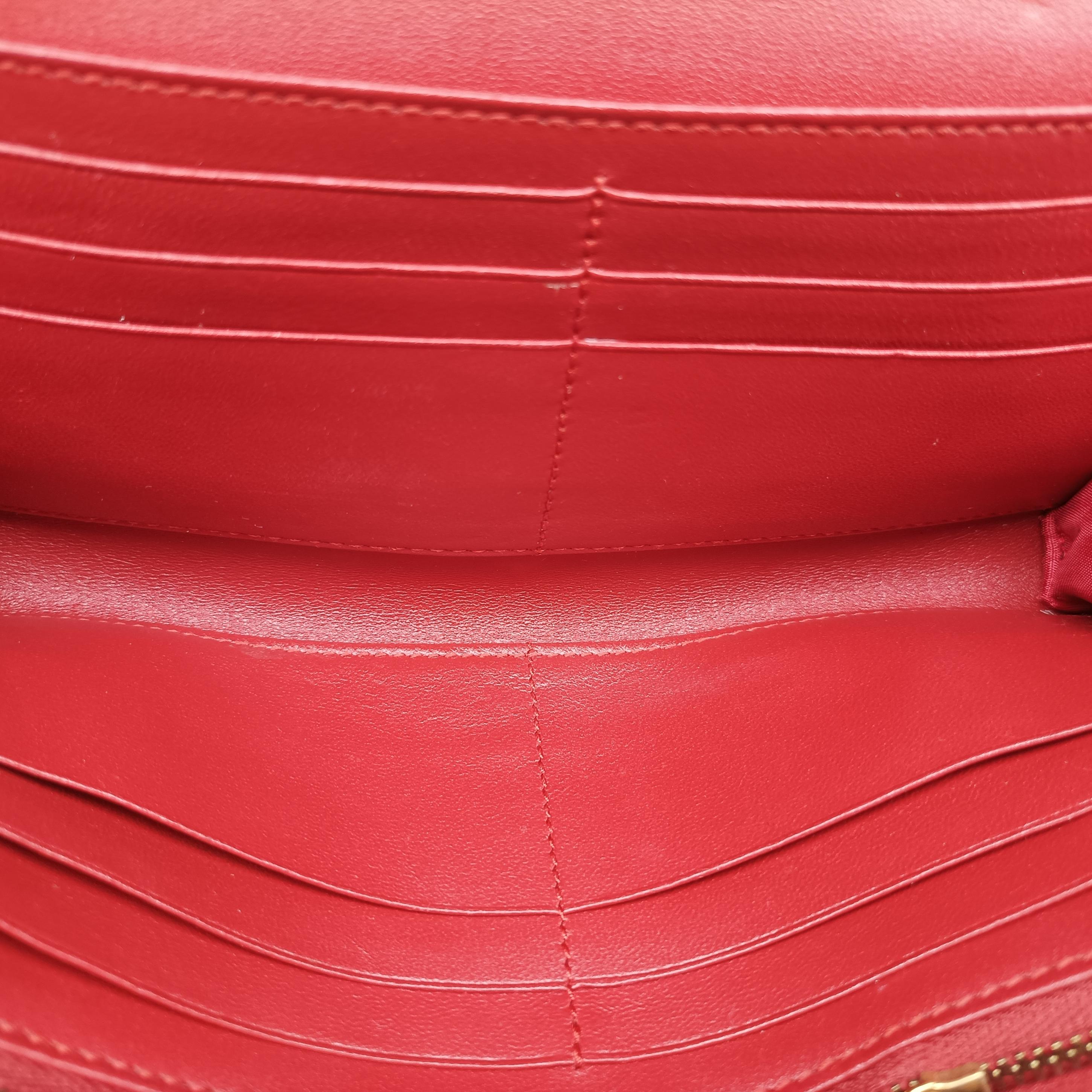 Pre-owned Christian Dior J'Adior Red Leather  shoulderbag | stylenewstar