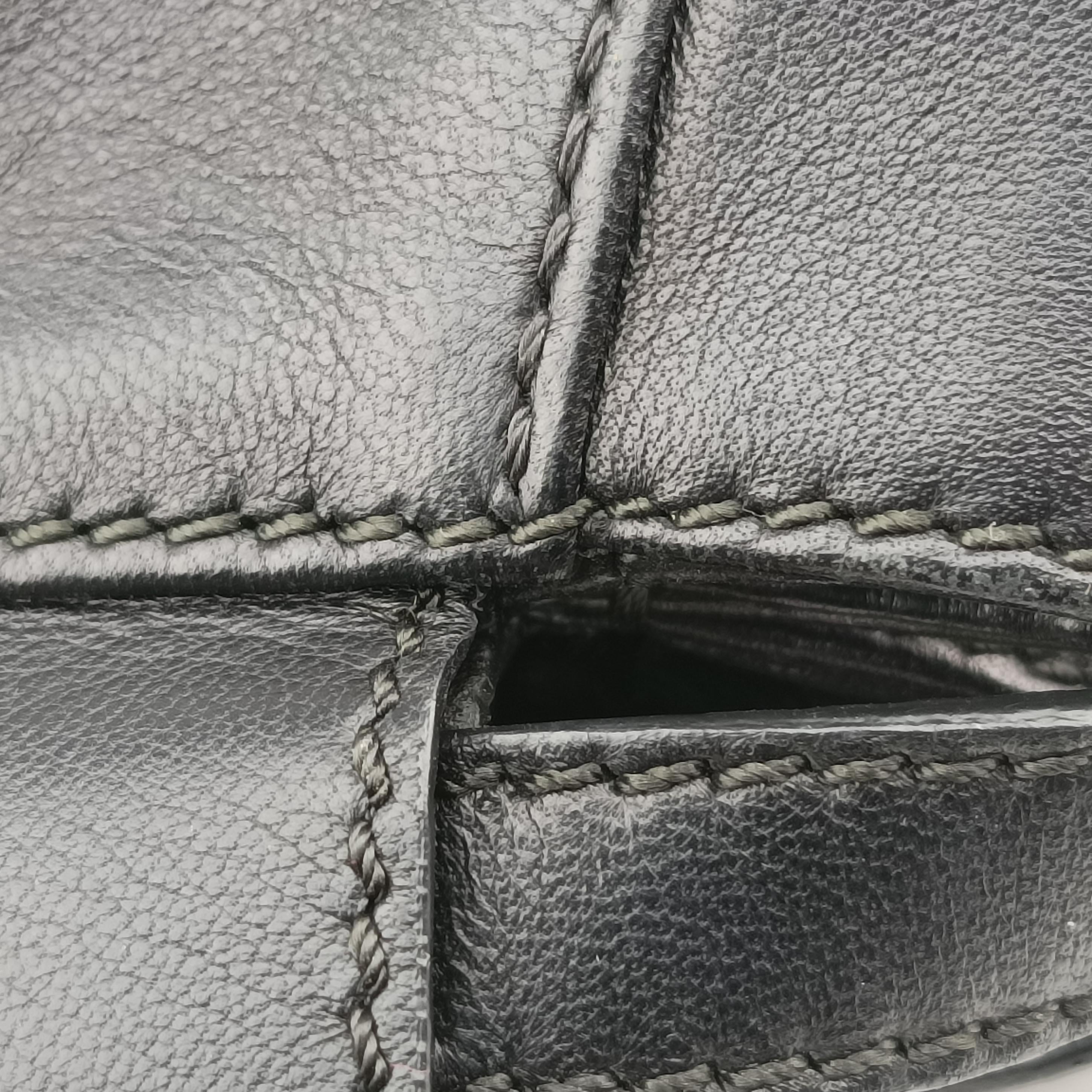 Pre-owned Fendi PEEKABOO Black×Multicolour Leather 8BN244 shoulderbag | stylenewstar