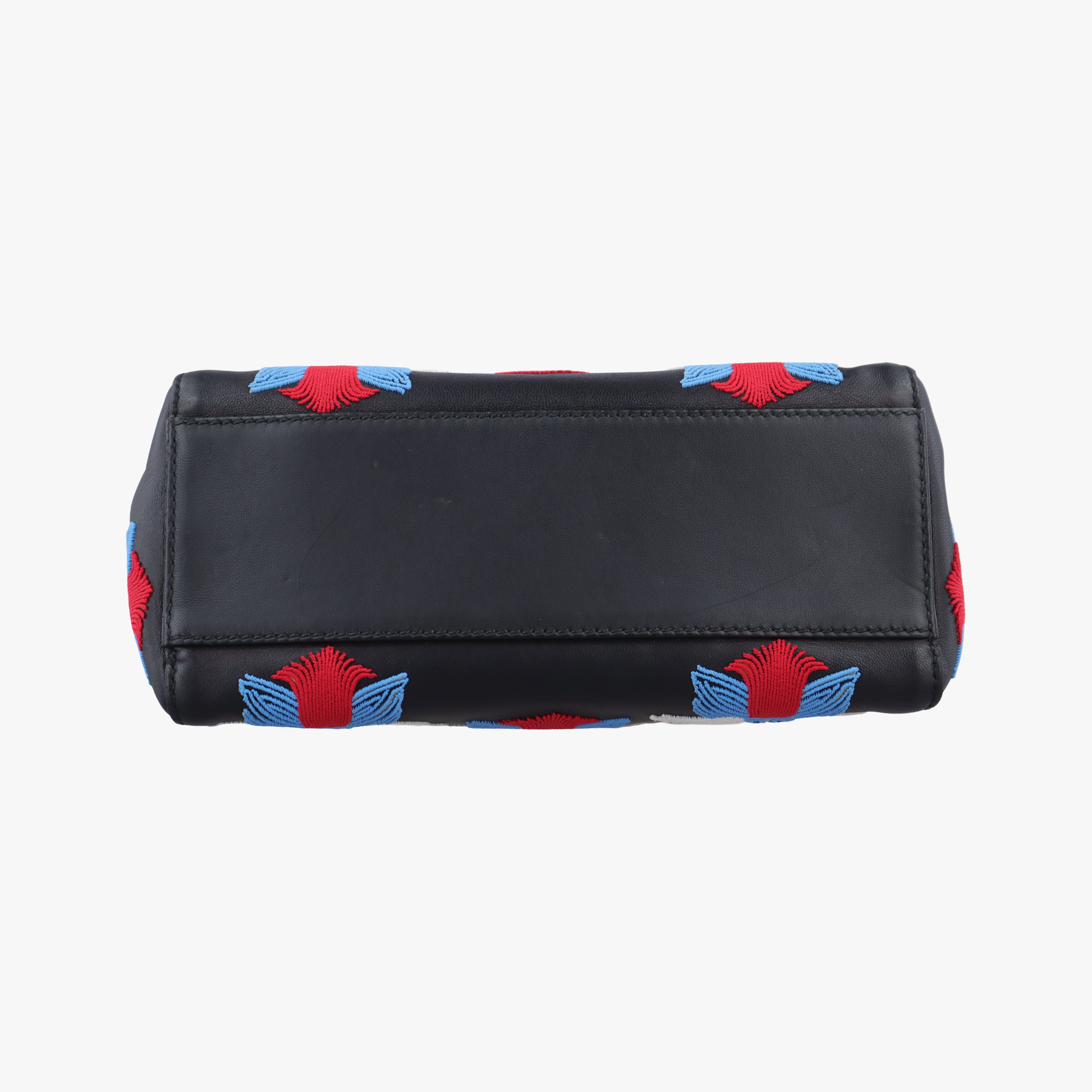 Pre-owned Fendi PEEKABOO Black×Multicolour Leather 8BN244 shoulderbag | stylenewstar