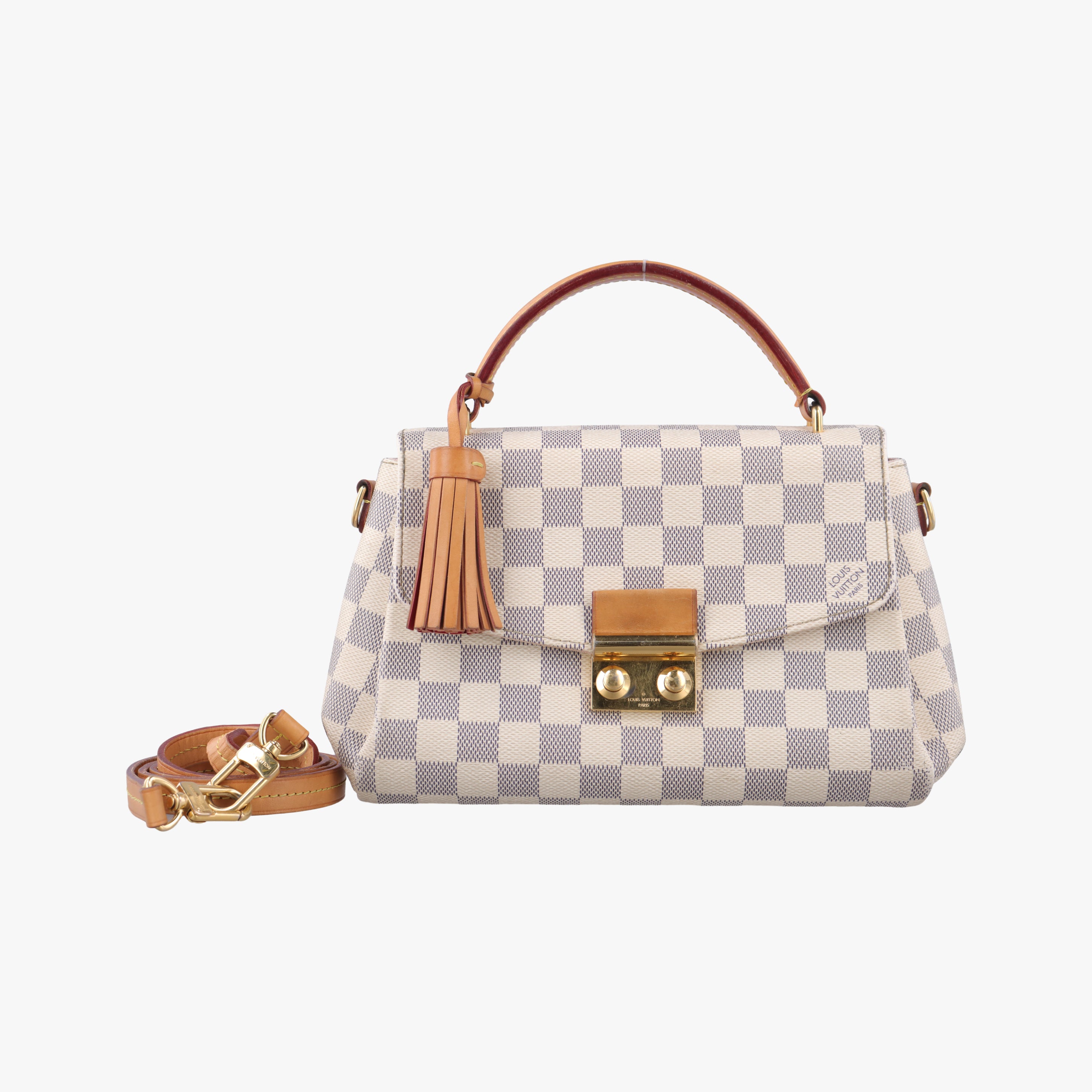 Pre-owned Louis Vuitton CROISETTE AZUR Damier Canvas N41581 shoulderbag | stylenewstar