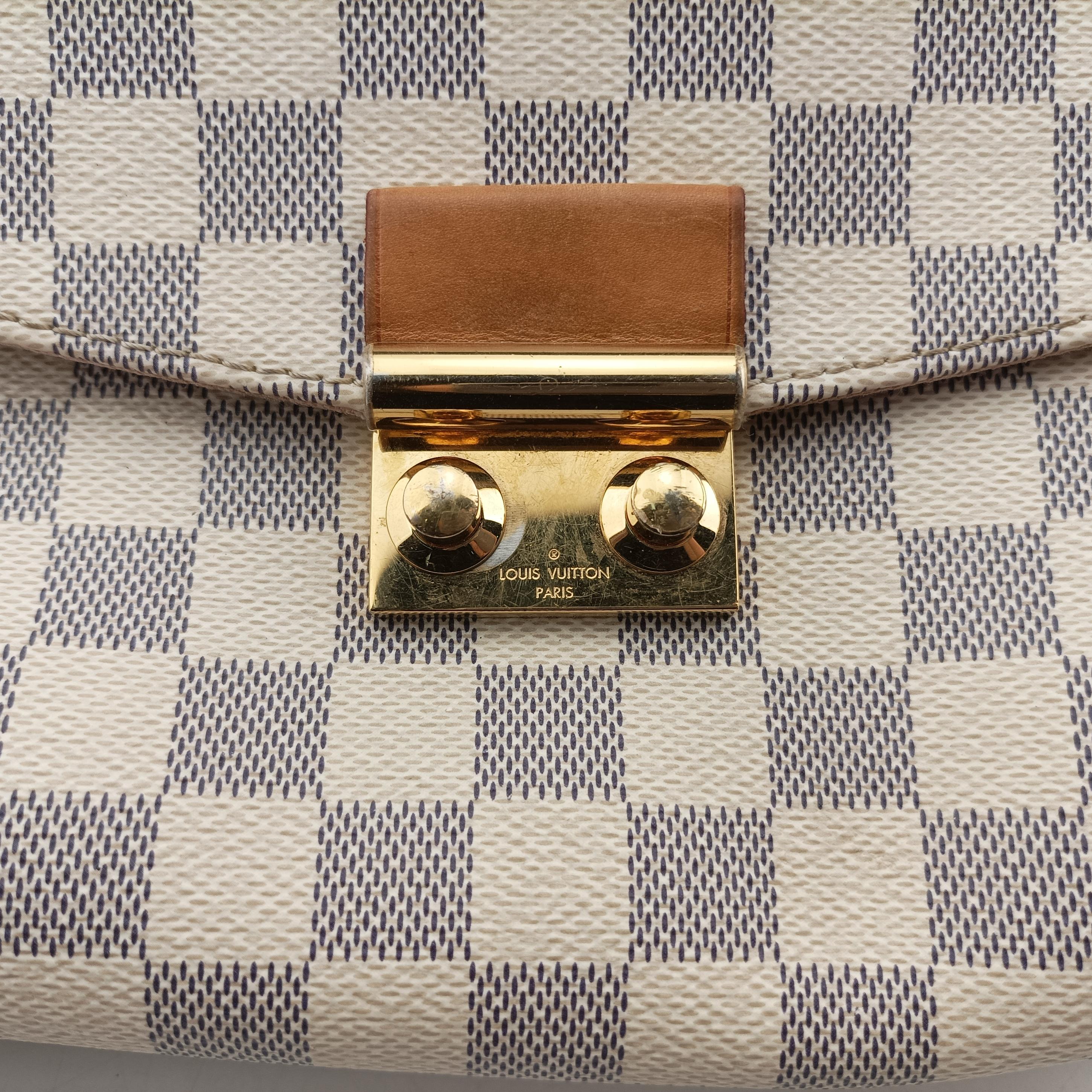 Pre-owned Louis Vuitton CROISETTE AZUR Damier Canvas N41581 shoulderbag | stylenewstar