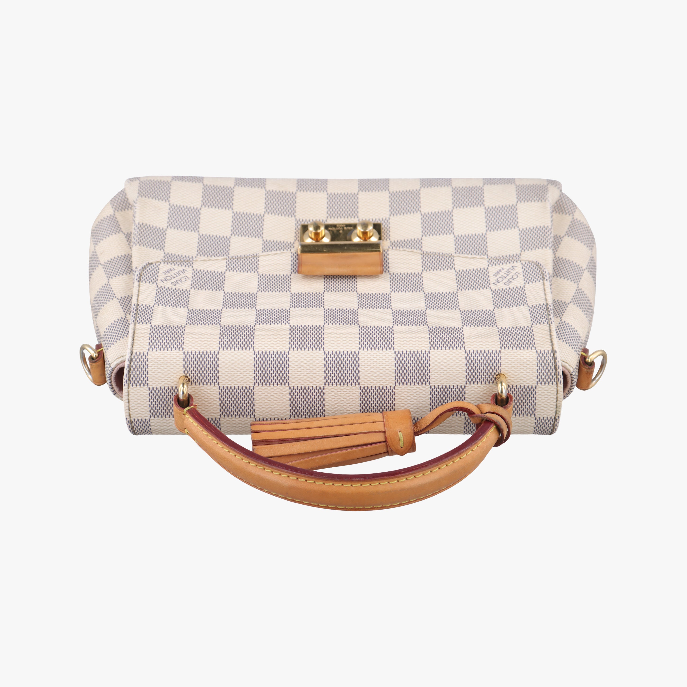 Pre-owned Louis Vuitton CROISETTE AZUR Damier Canvas N41581 shoulderbag | stylenewstar