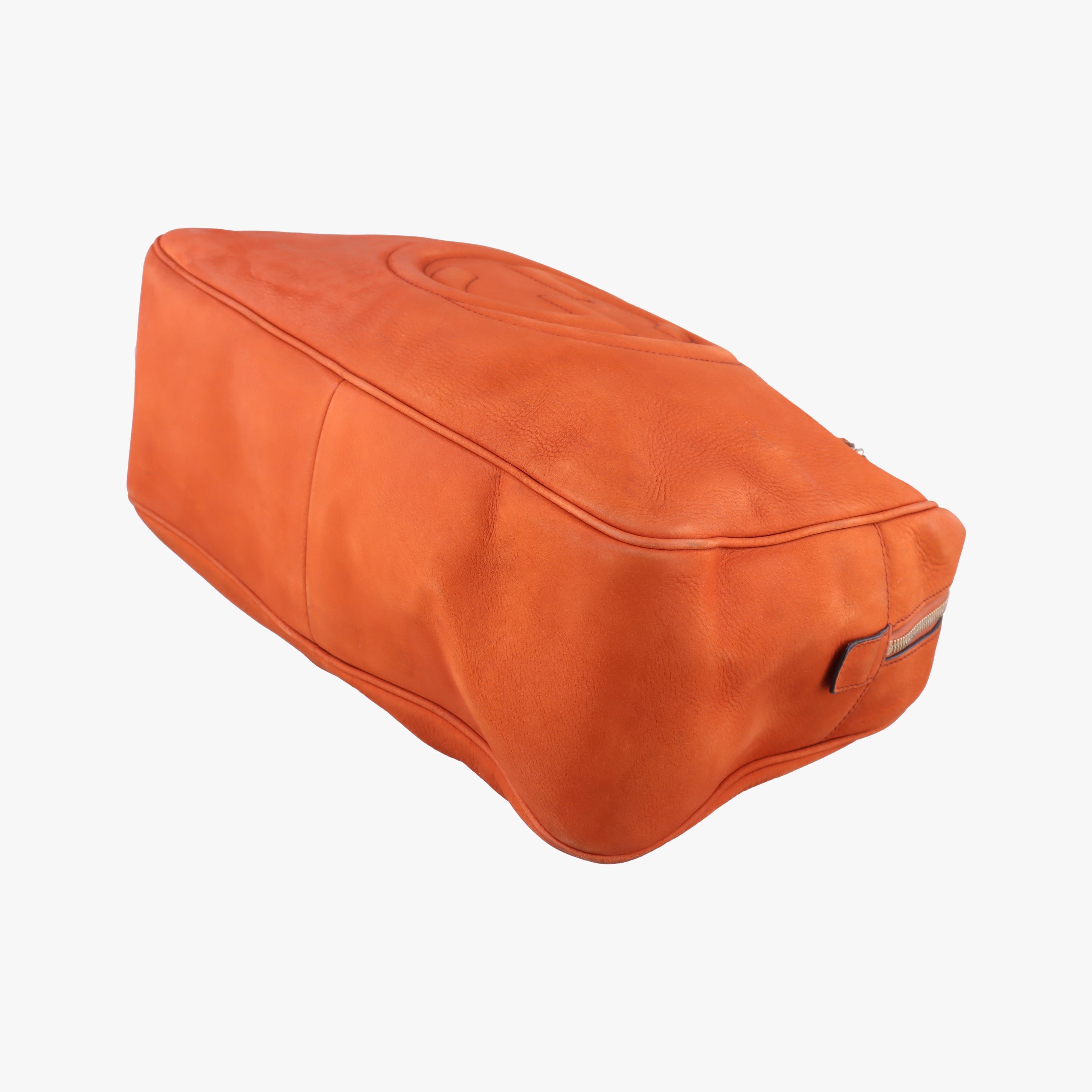 Pre-owned Gucci Soho Orange Suede 353126 shoulderbag | stylenewstar