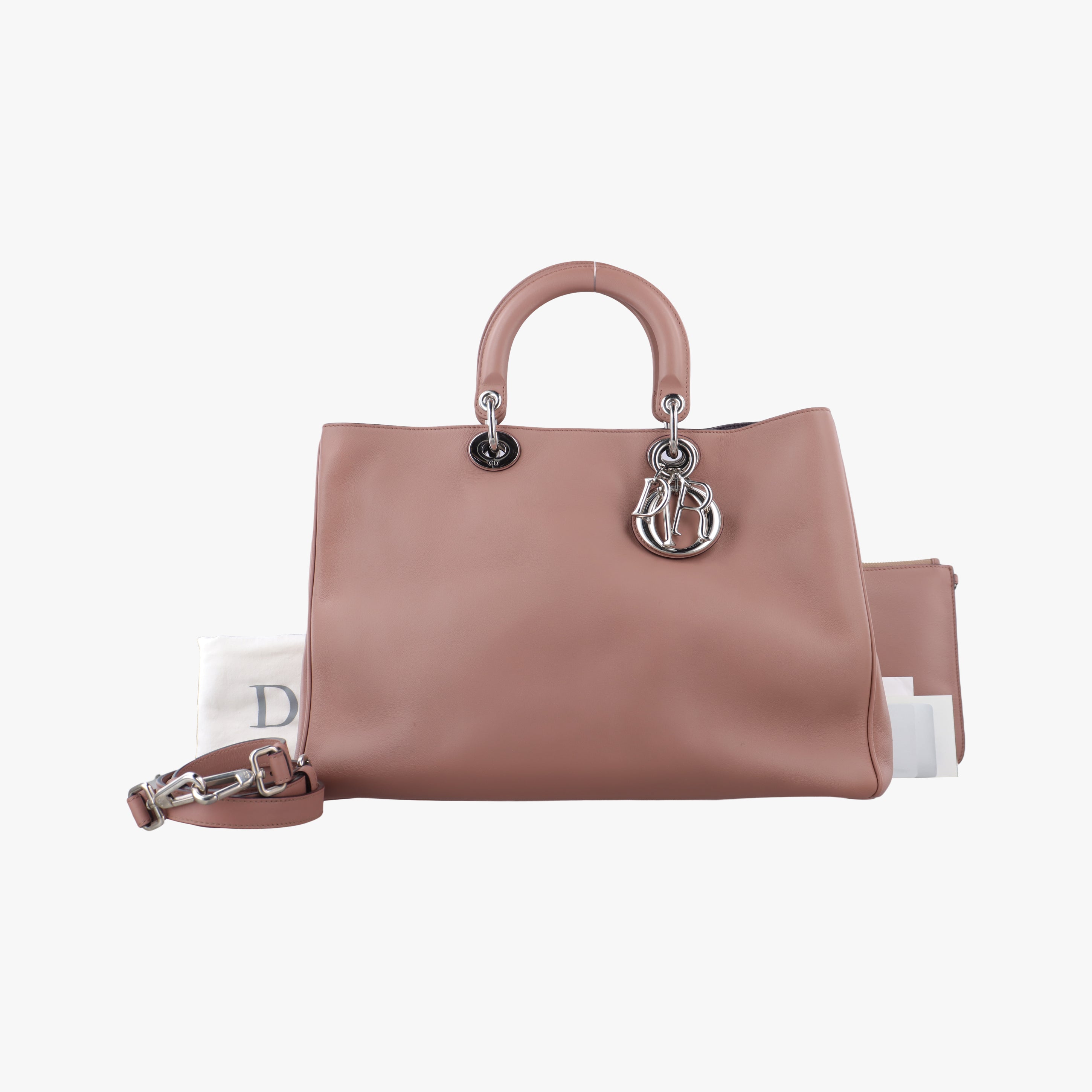 Vintage Christian Dior Diorissimo beige Leather  shoulderbag | stylenewstar
