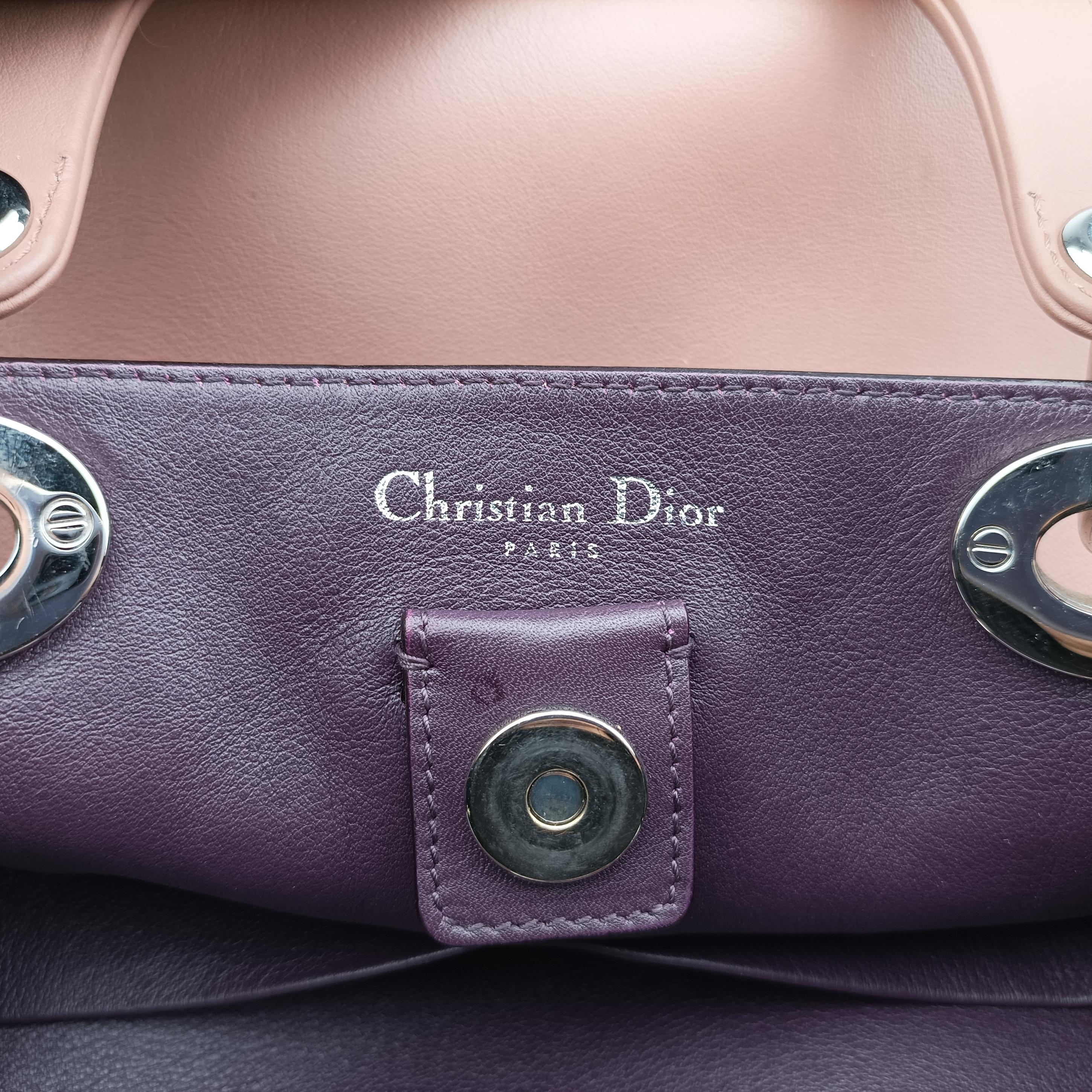 Vintage Christian Dior Diorissimo beige Leather  shoulderbag | stylenewstar