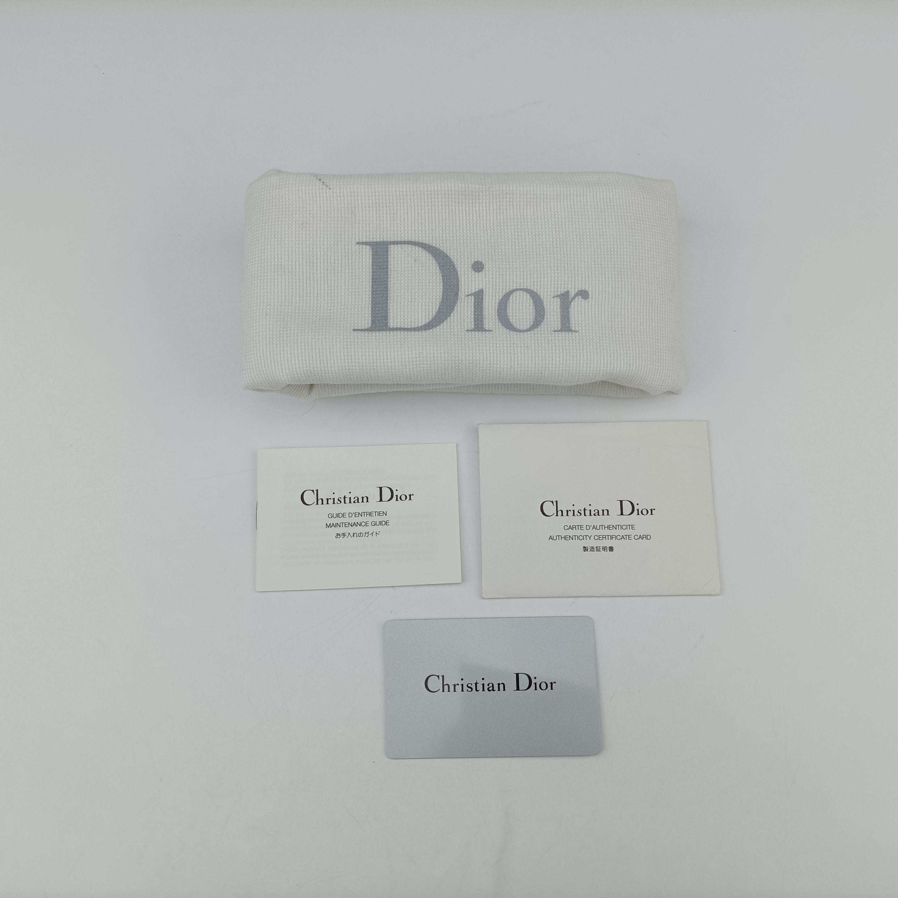 Pre-owned Christian Dior Plisse Tote Brown leather  handbag | stylenewstar
