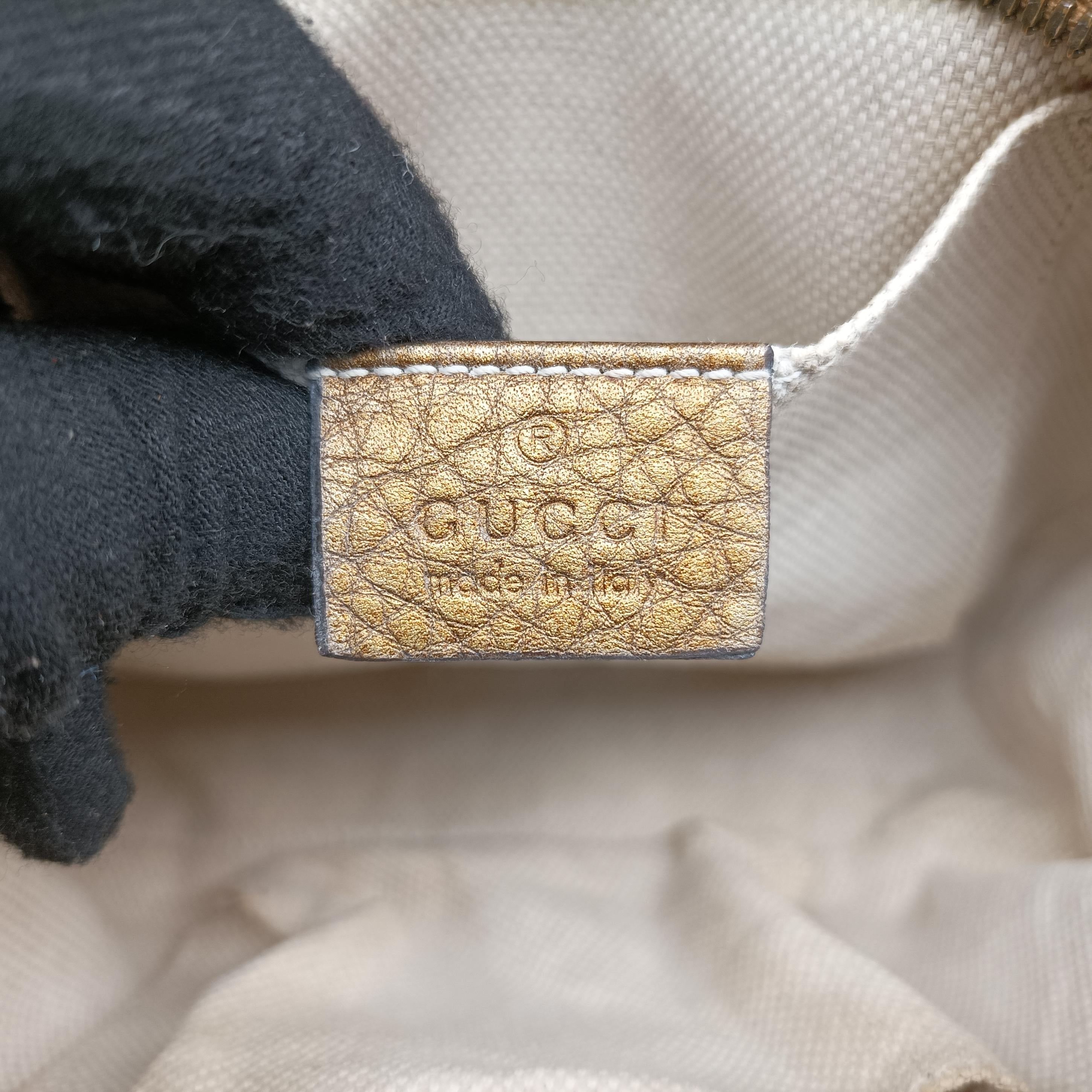 Pre-owned Gucci Soho Golden Leather 308364 shoulderbag | stylenewstar