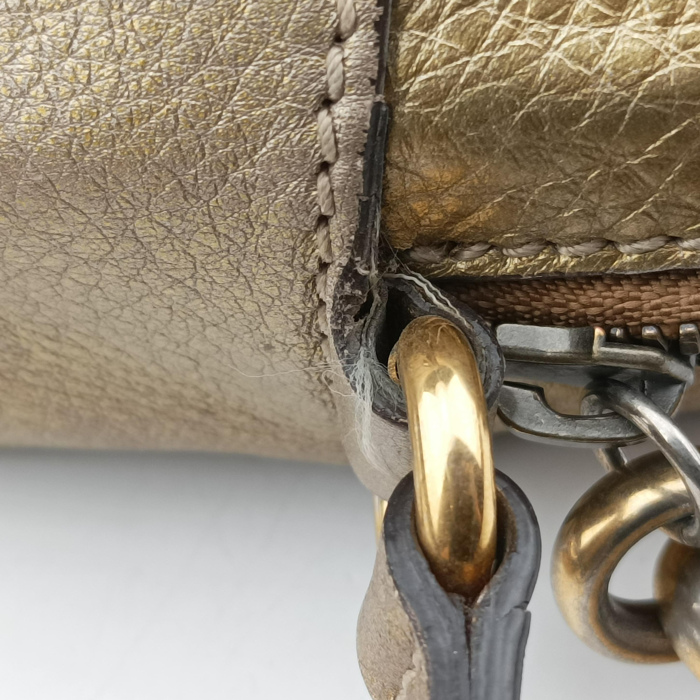 Pre-owned Gucci Soho Golden Leather 308364 shoulderbag | stylenewstar